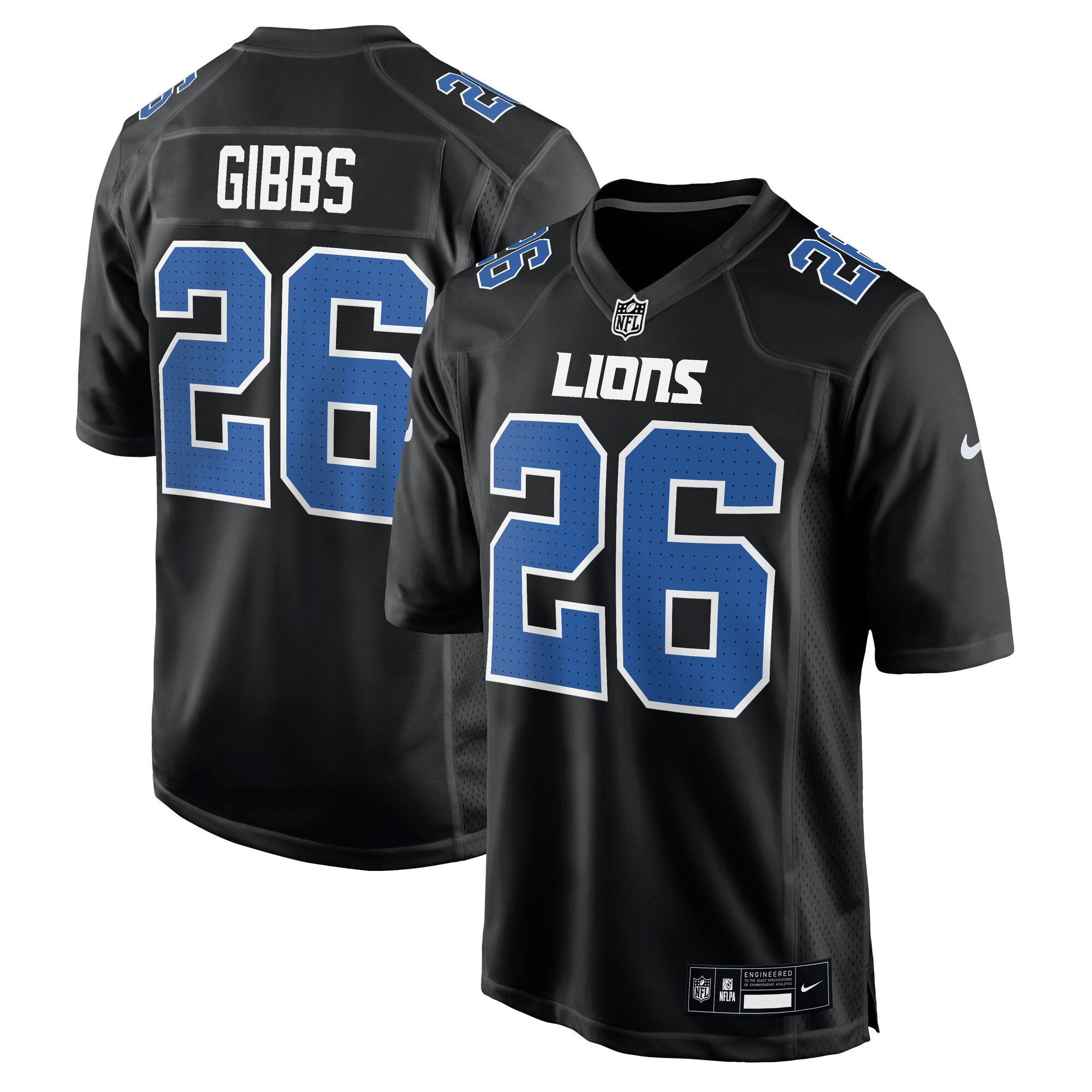 Jahmyr Gibbs Detroit Lions Game Jersey - Men's