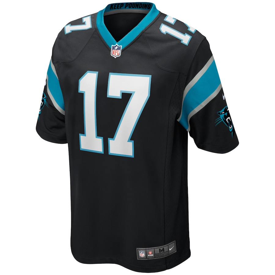 Jake Delhomme #17 Carolina Panthers Game Jersey - Men's | Black - Image 2