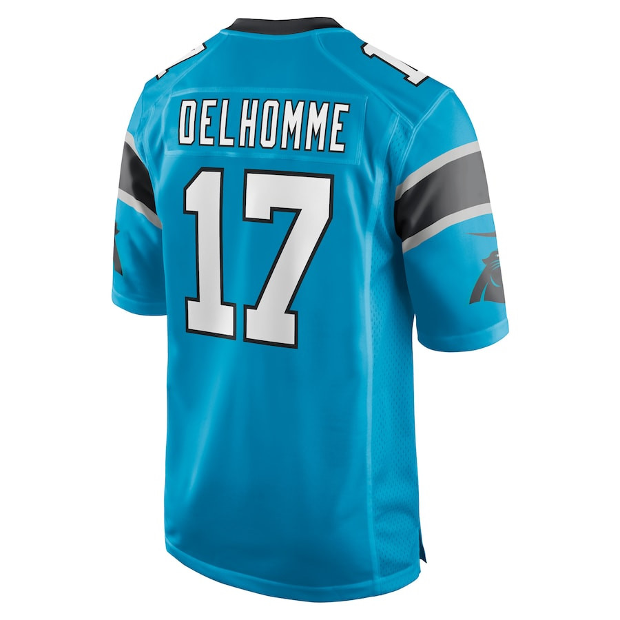 Jake Delhomme #17 Carolina Panthers Game Jersey - Men's | Blue - Image 3