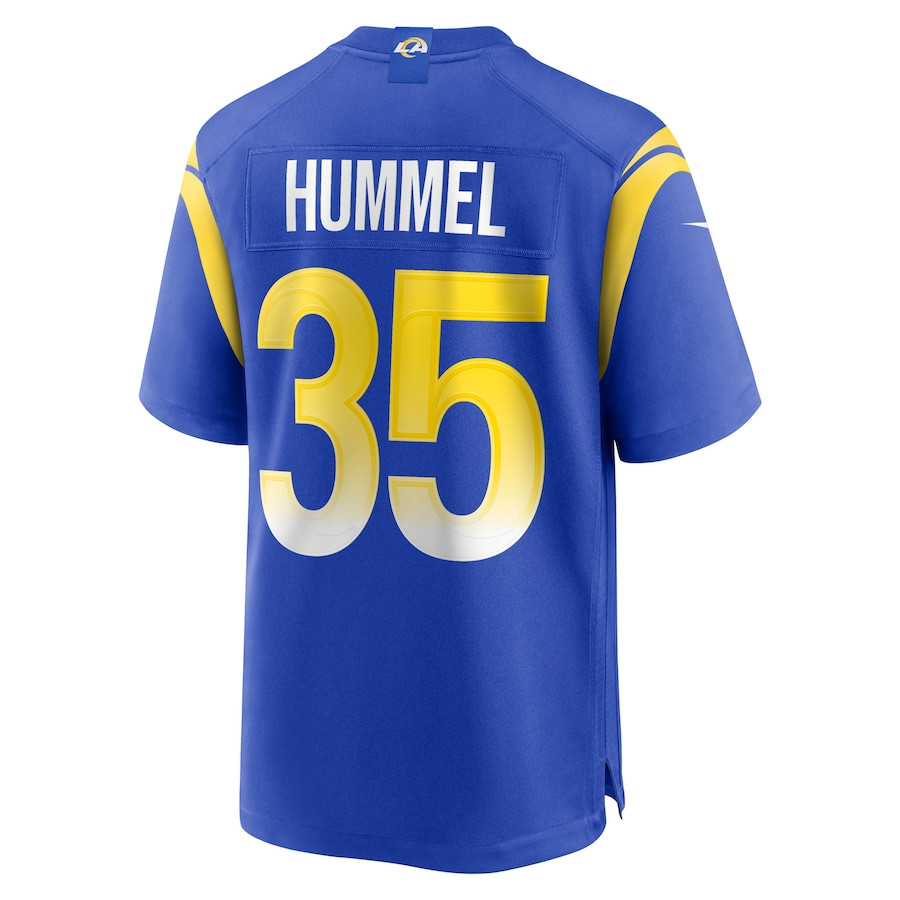 Jake Hummel #35 Los Angeles Rams Game Jersey - Men's | Royal - Image 3