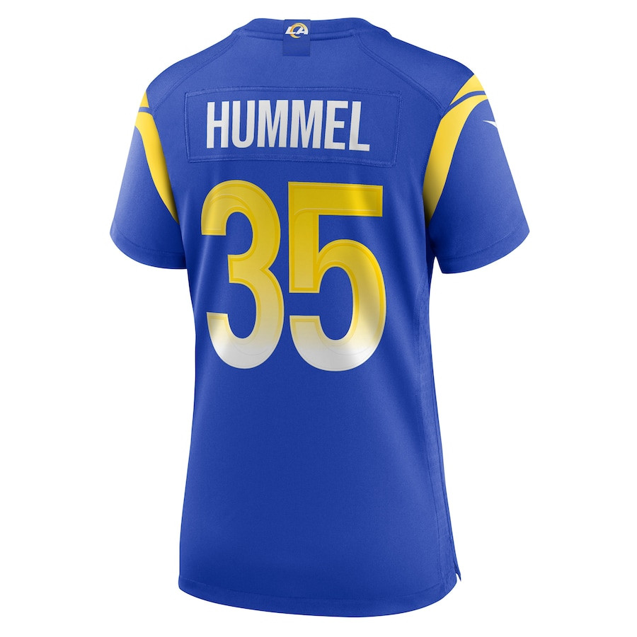 Jake Hummel #35 Los Angeles Rams Game Jersey - Women's | Royal - Image 3