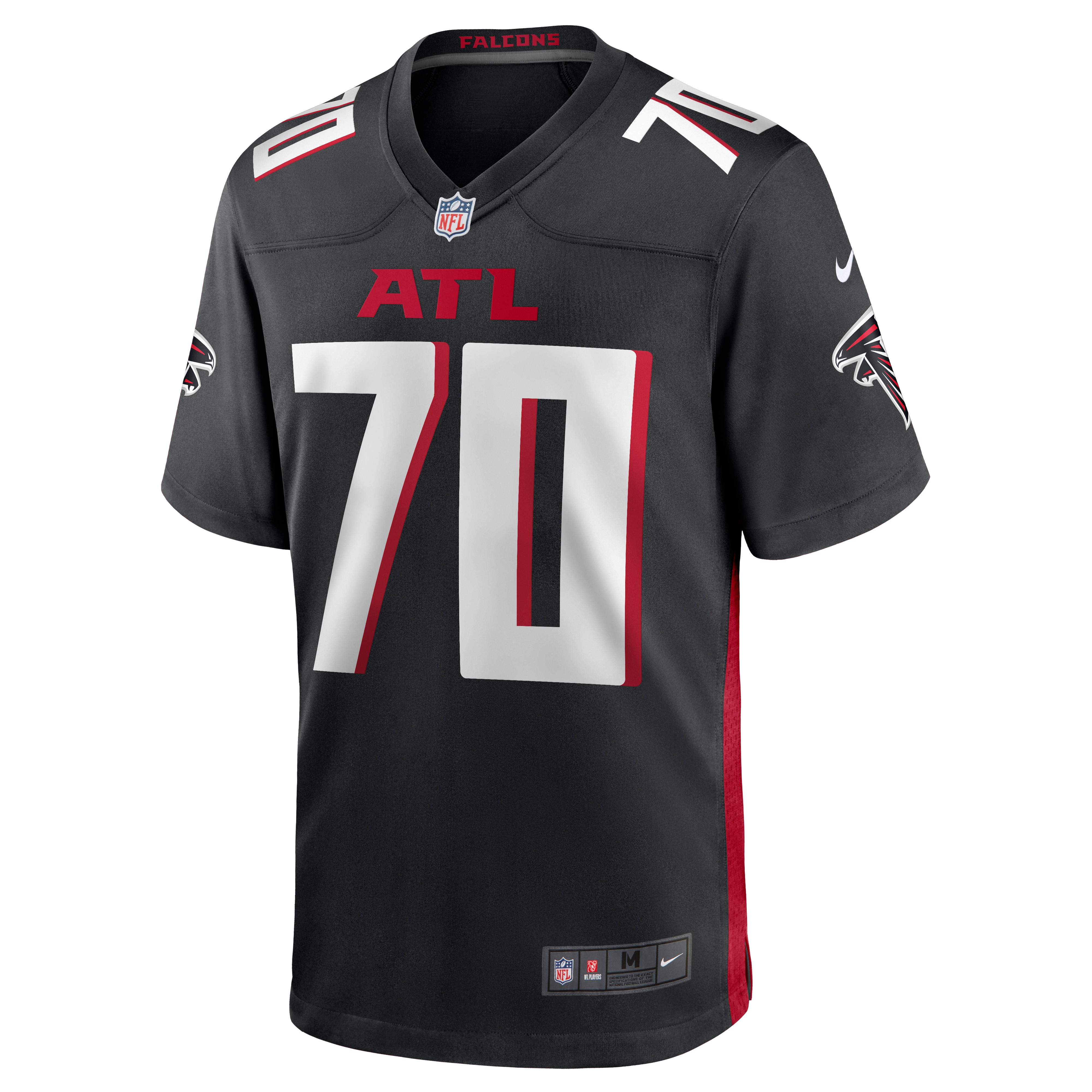 Alternative view of Jake Matthews Atlanta Falcons Game Jersey - Men's