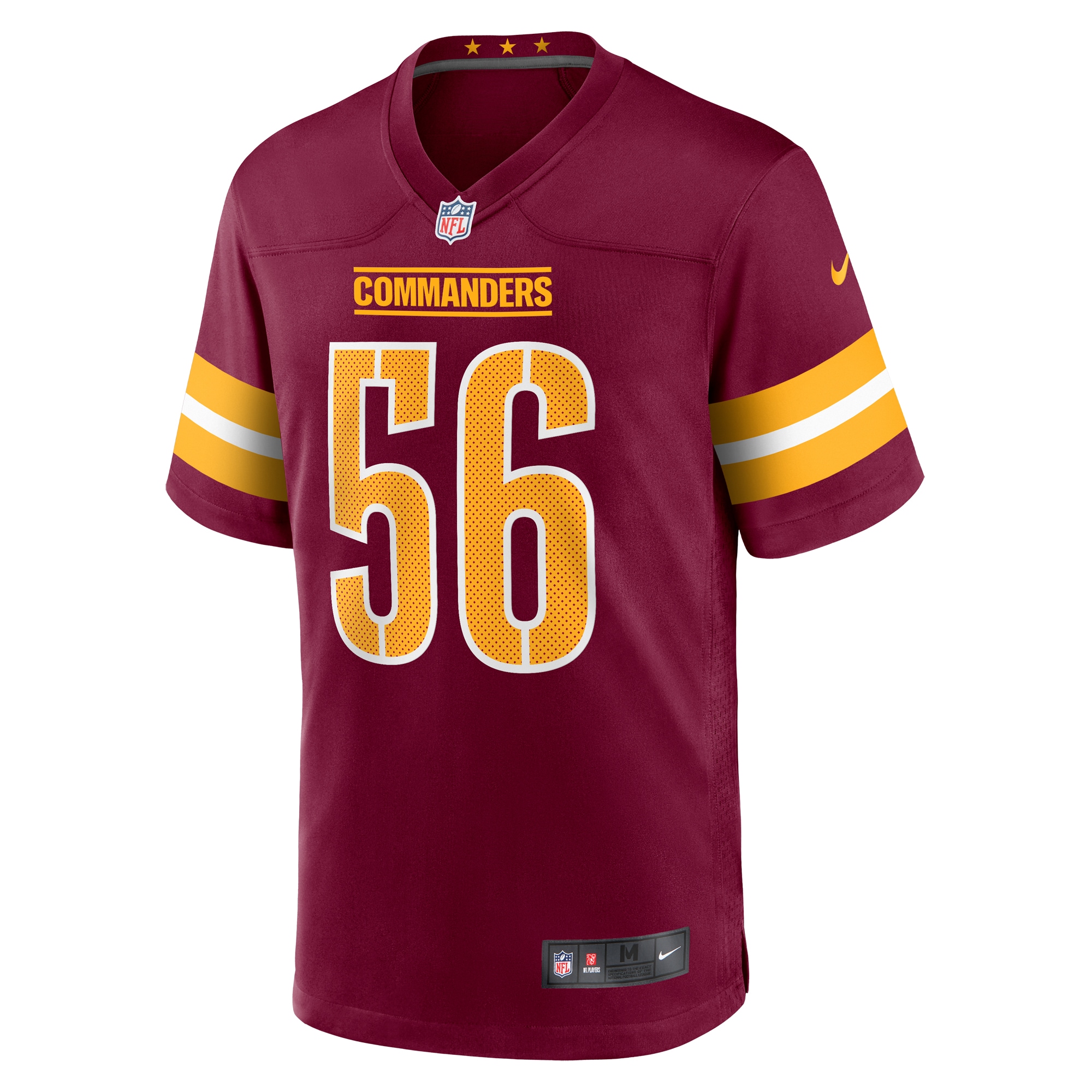 Alternative view of Jalen Harris Washington Commanders Game Jersey - Men's