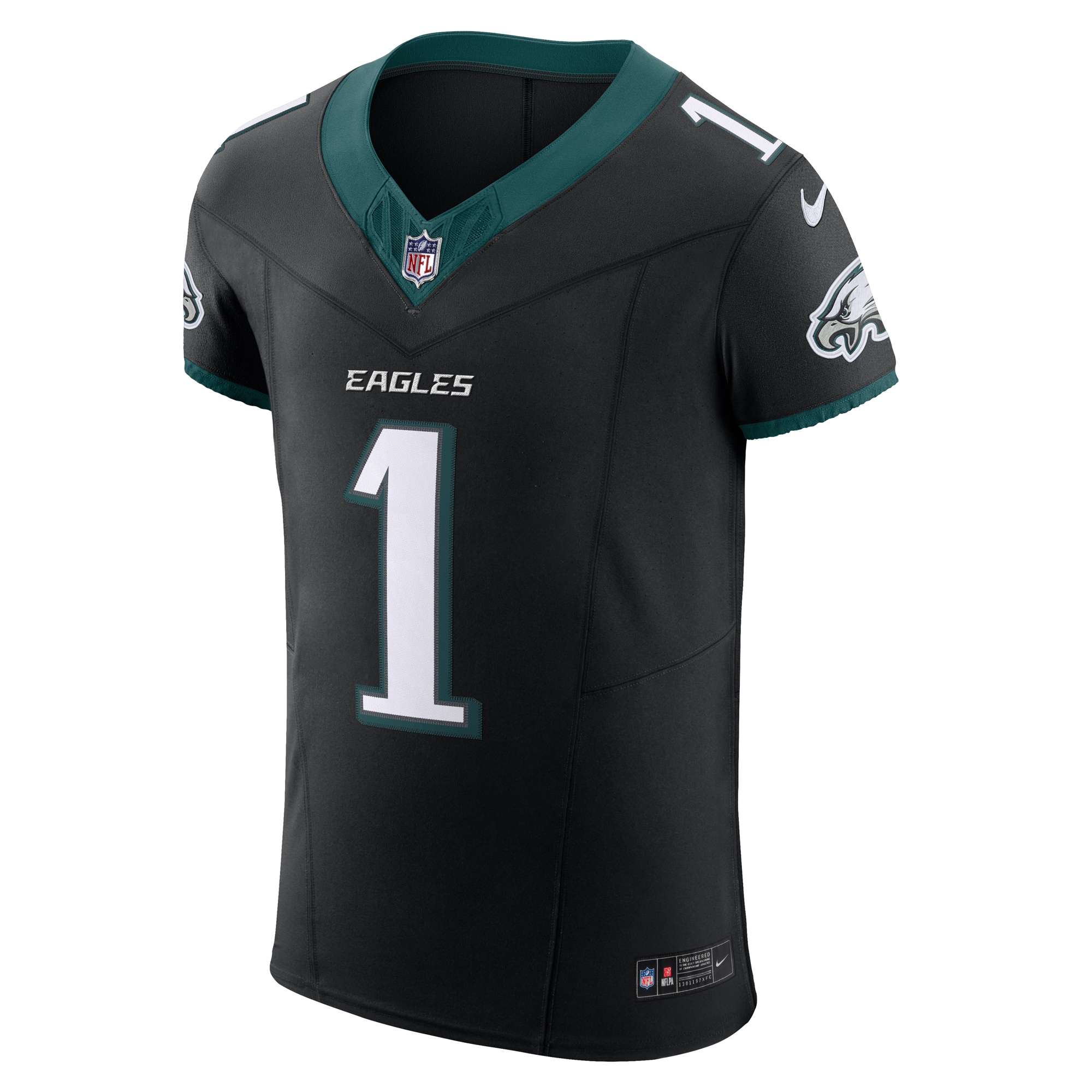 Alternative view of Jalen Hurts Philadelphia Eagles Alternate Elite Jersey - Men's