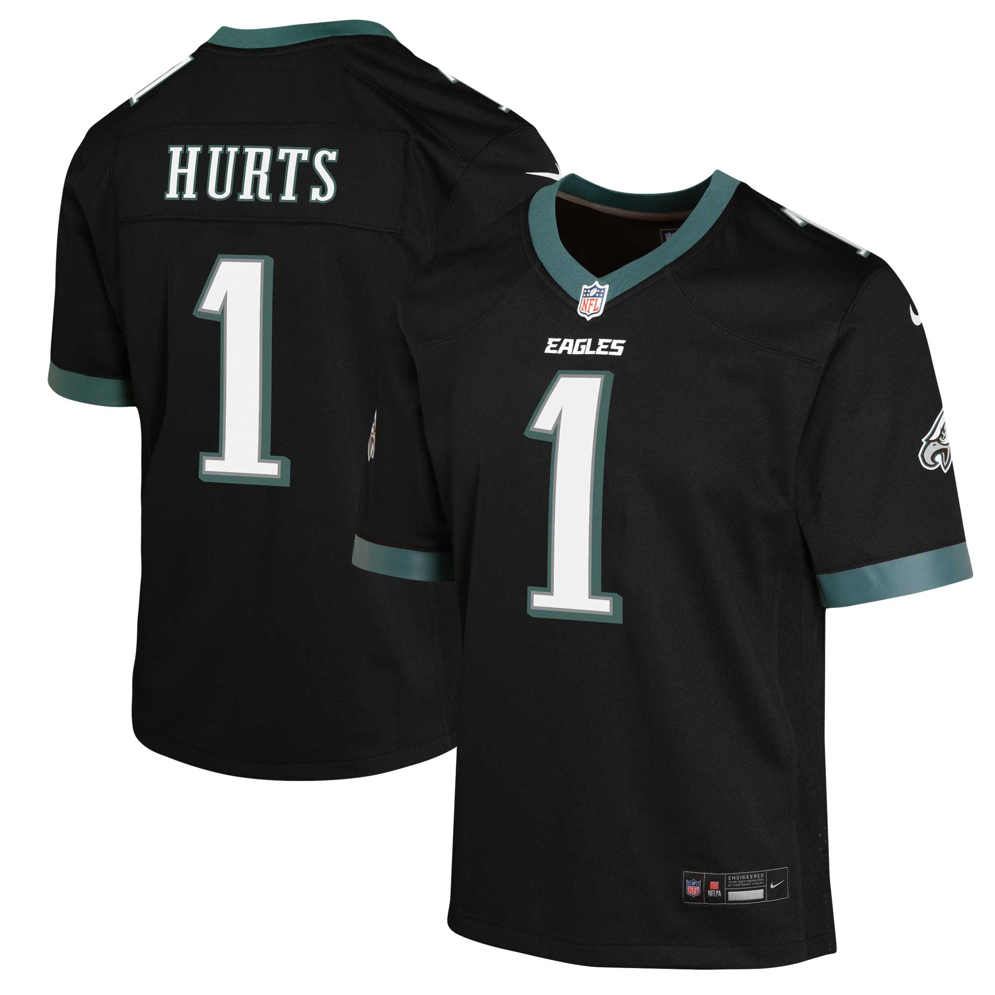 Jalen Hurts Philadelphia Eagles Game Jersey - Youth