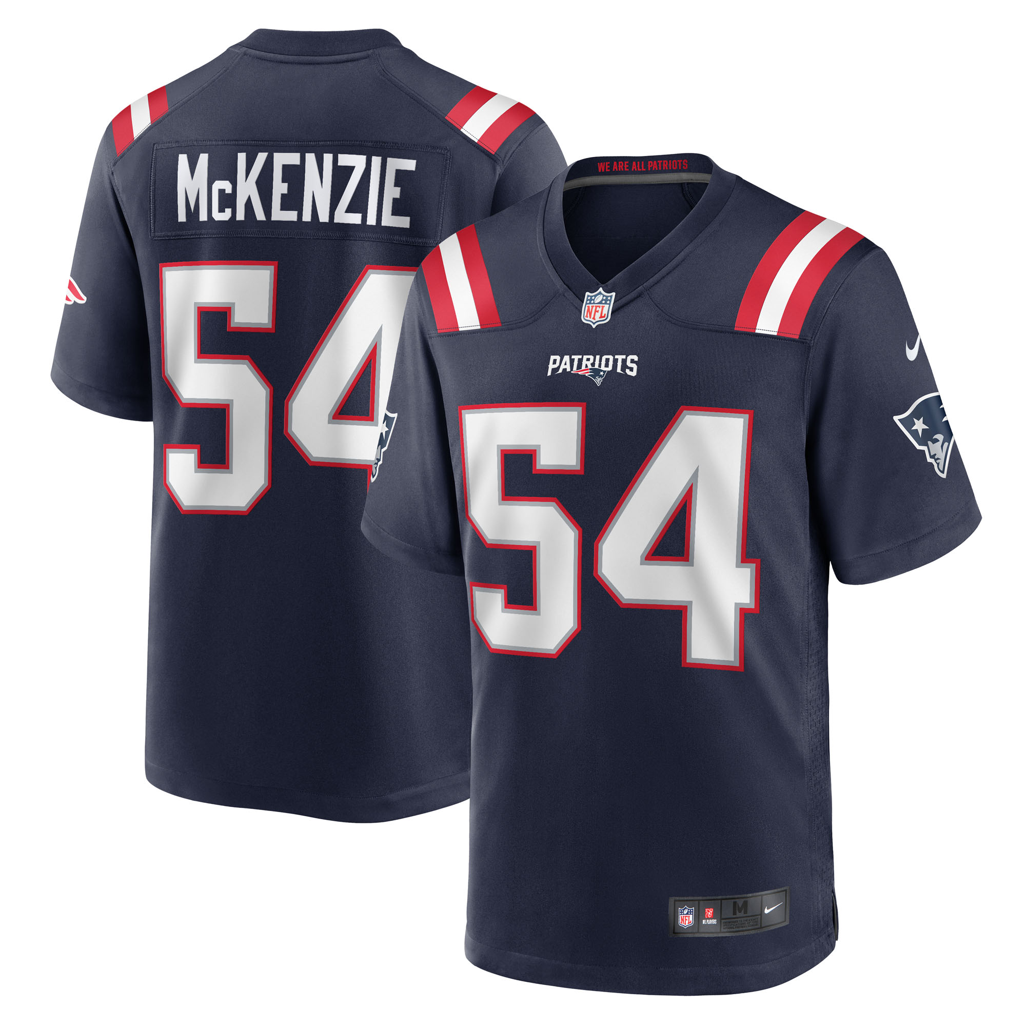 Jalen McKenzie New England Patriots Game Jersey - Men's