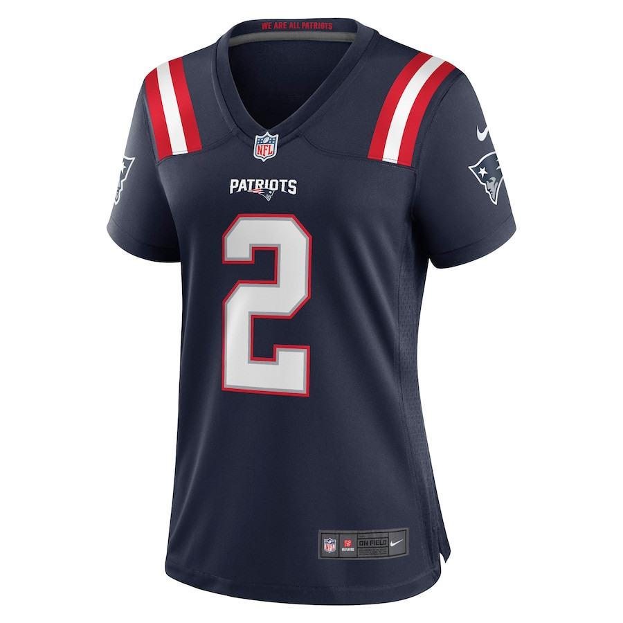 Jalen Mills #2 New England Patriots Game Jersey - Women's | Navy - Image 2
