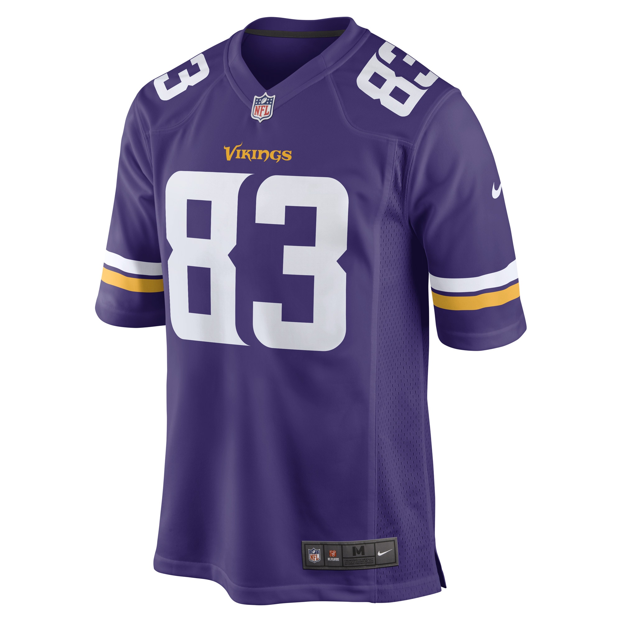 Alternative view of Jalen Nailor Minnesota Vikings Game Jersey - Men's
