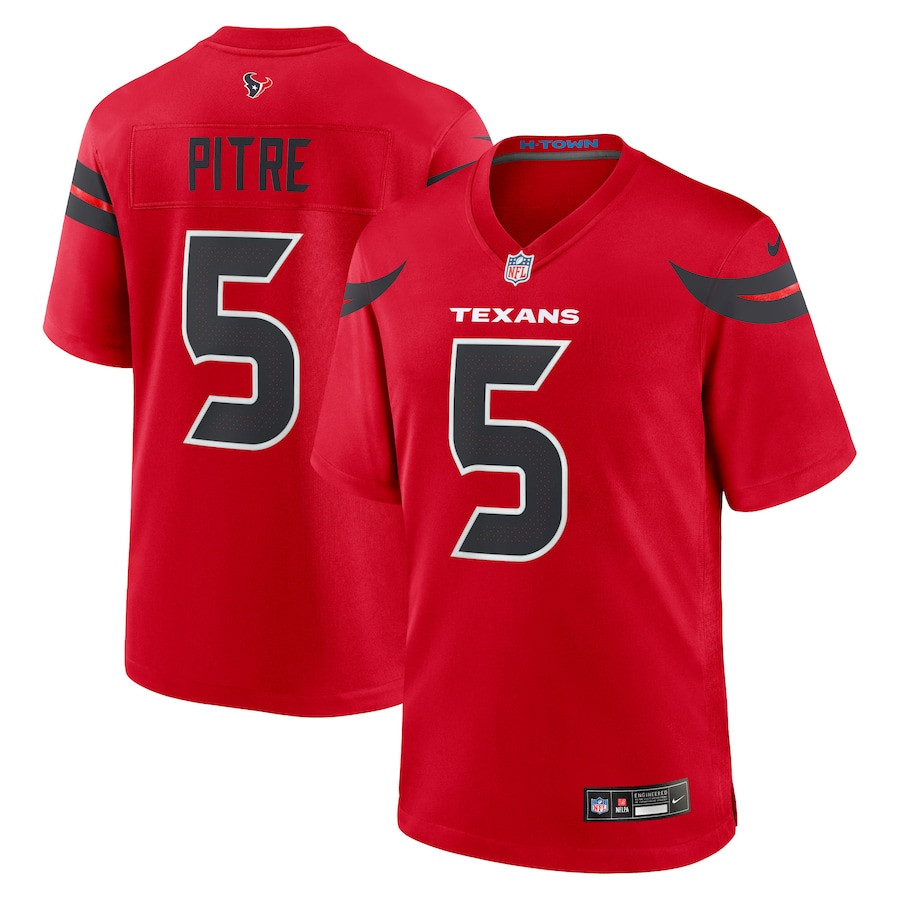 Jalen Pitre #5 Houston Texans Game Jersey - Men's