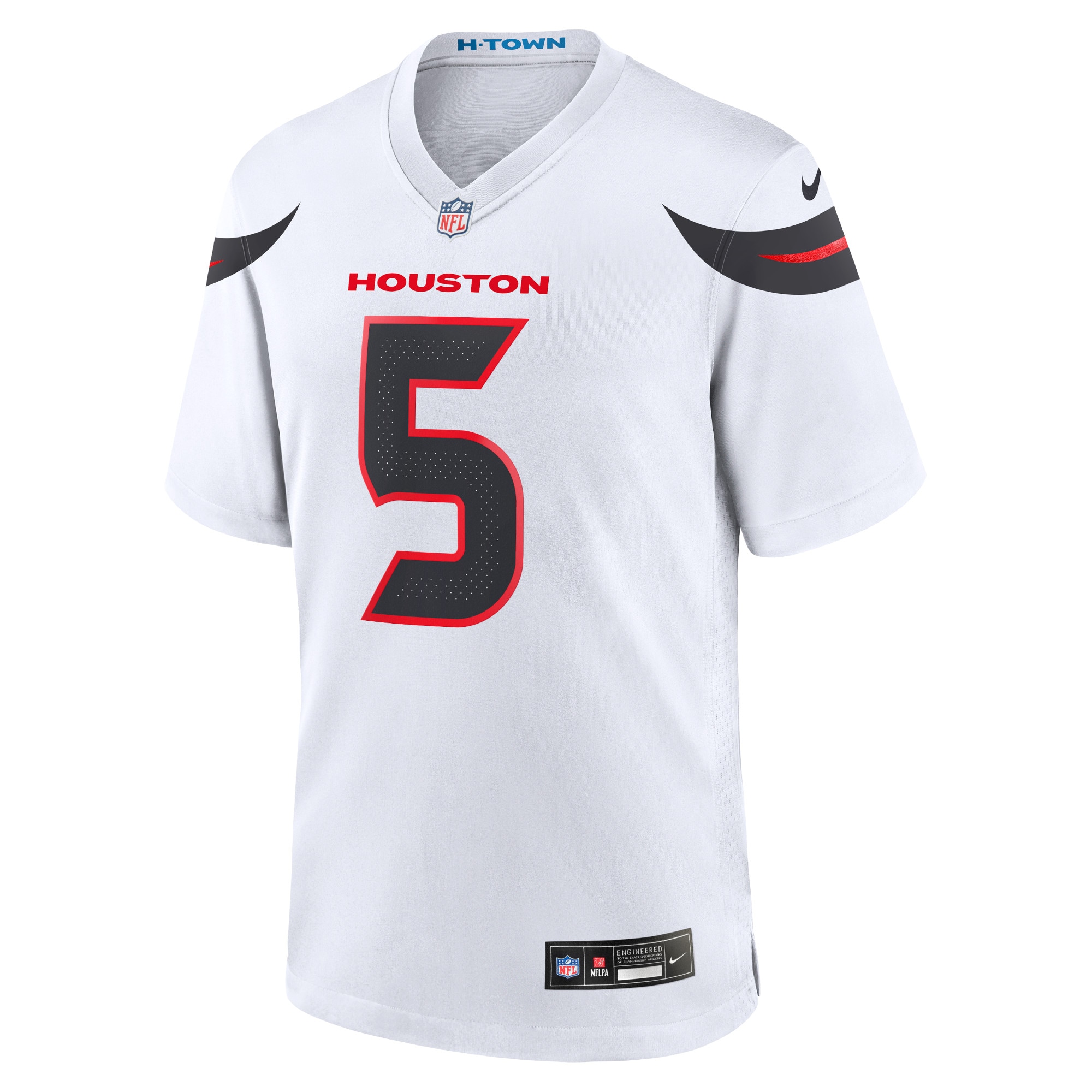 Alternative view of Jalen Pitre Houston Texans Game Jersey - Men's