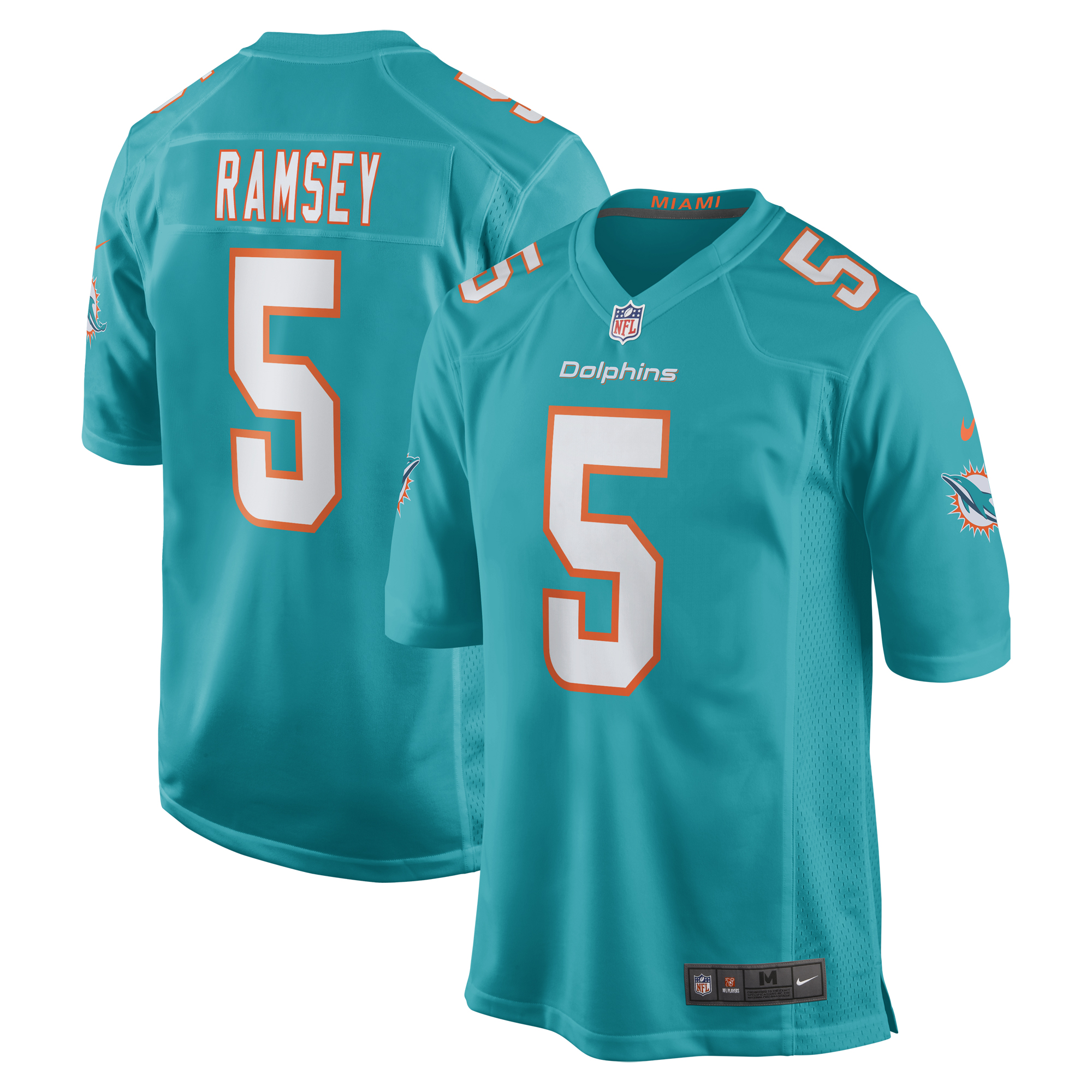 Jalen Ramsey Miami Dolphins Game Jersey - Men's