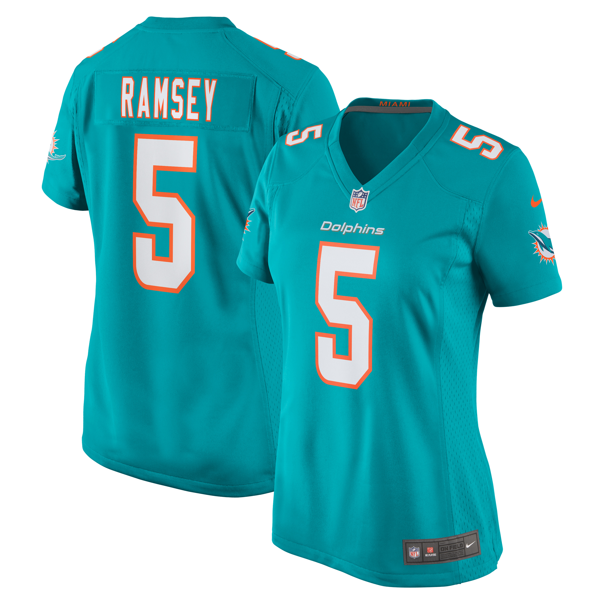 Jalen Ramsey Miami Dolphins Game Jersey - Women's