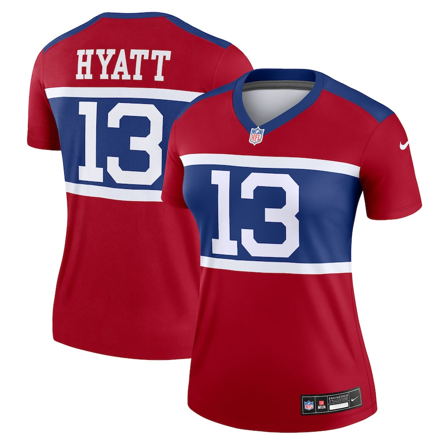 Jalin Hyatt #13 New York Giants Alternate Legend Jersey - Women's | Century Red