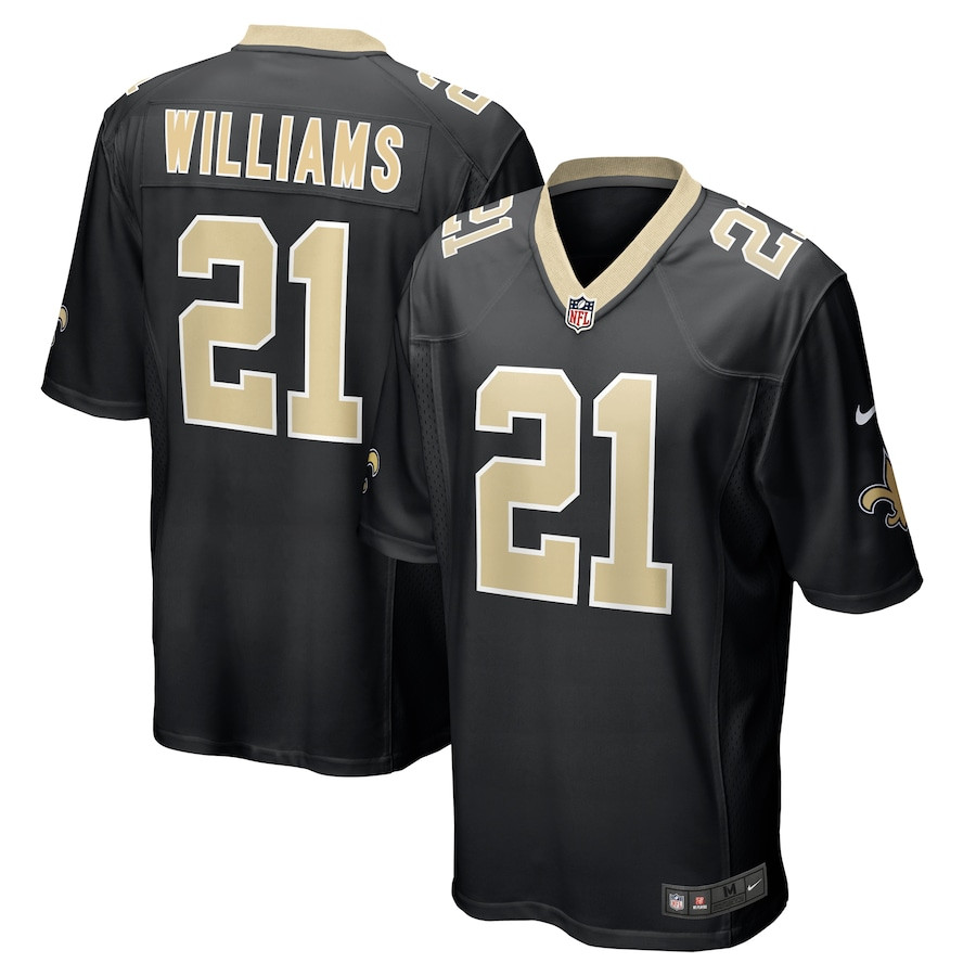 Jamaal Williams #21 New Orleans Saints Game Jersey - Men's | Black