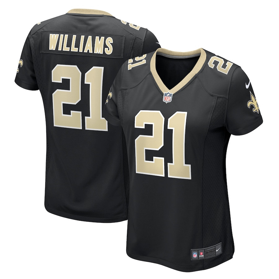 Jamaal Williams #21 New Orleans Saints Game Jersey - Women's | Black