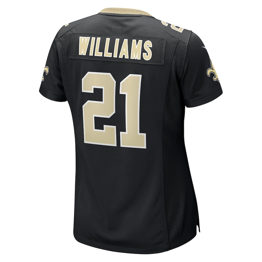 Jamaal Williams #21 New Orleans Saints Game Jersey - Women's | Black - Image 3