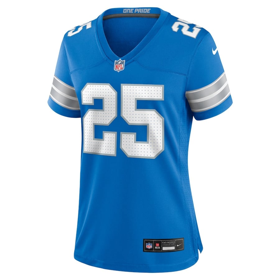 Alternative view of Jamal Adams #25 Detroit Lions Game Jersey - Women's | Blue
