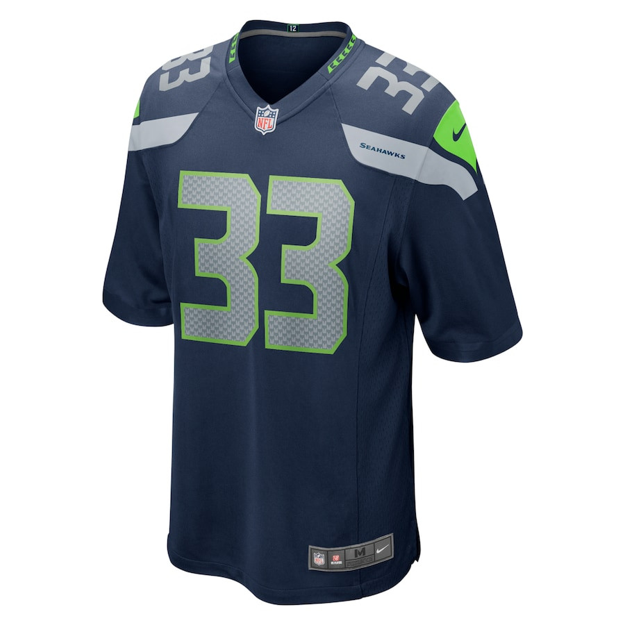 Alternative view of Jamal Adams #33 Seattle Seahawks Game Jersey - Men's | College Navy