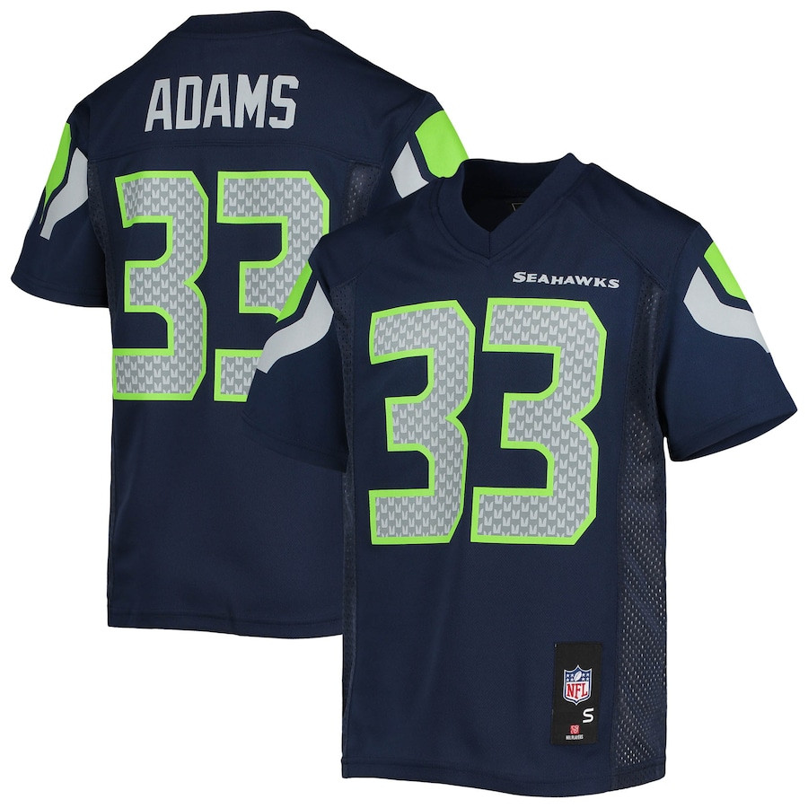 Jamal Adams #33 Seattle Seahawks Game Jersey - Youth | College Navy