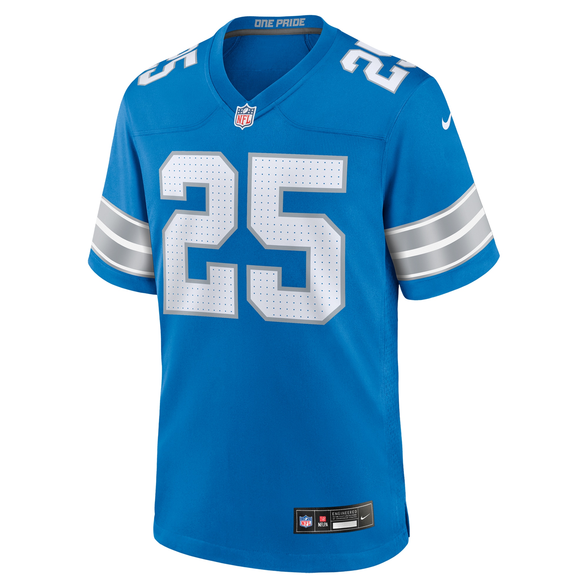 Alternative view of Jamal Adams Detroit Lions Game Jersey - Men's