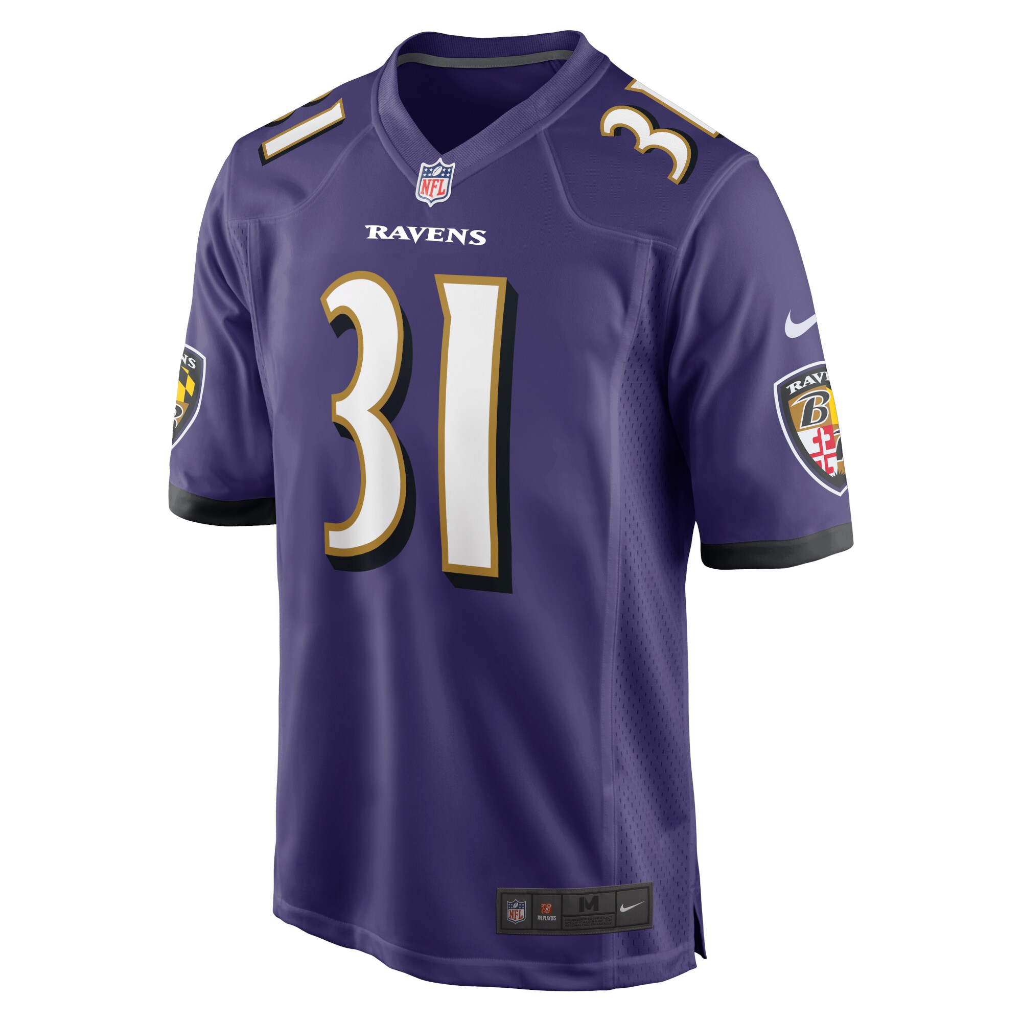 Alternative view of Jamal Lewis Baltimore Ravens Retired Player Game Jersey - Men's