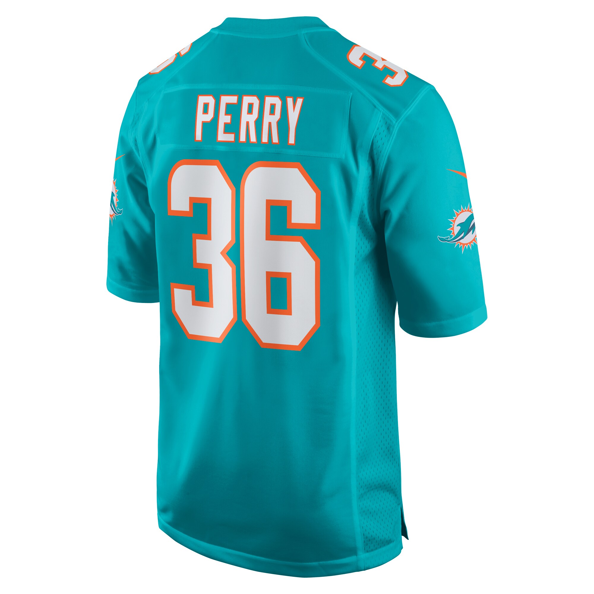 Jamal Perry Miami Dolphins Game Jersey - Men's - Image 3