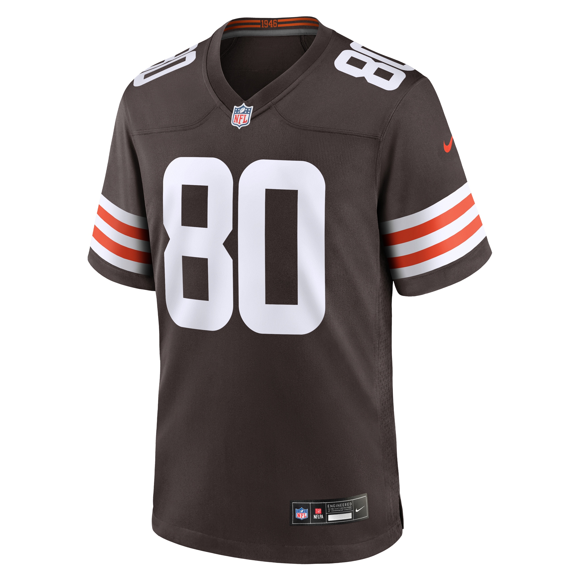 Alternative view of Jamari Thrash Cleveland Browns Game Jersey - Men's