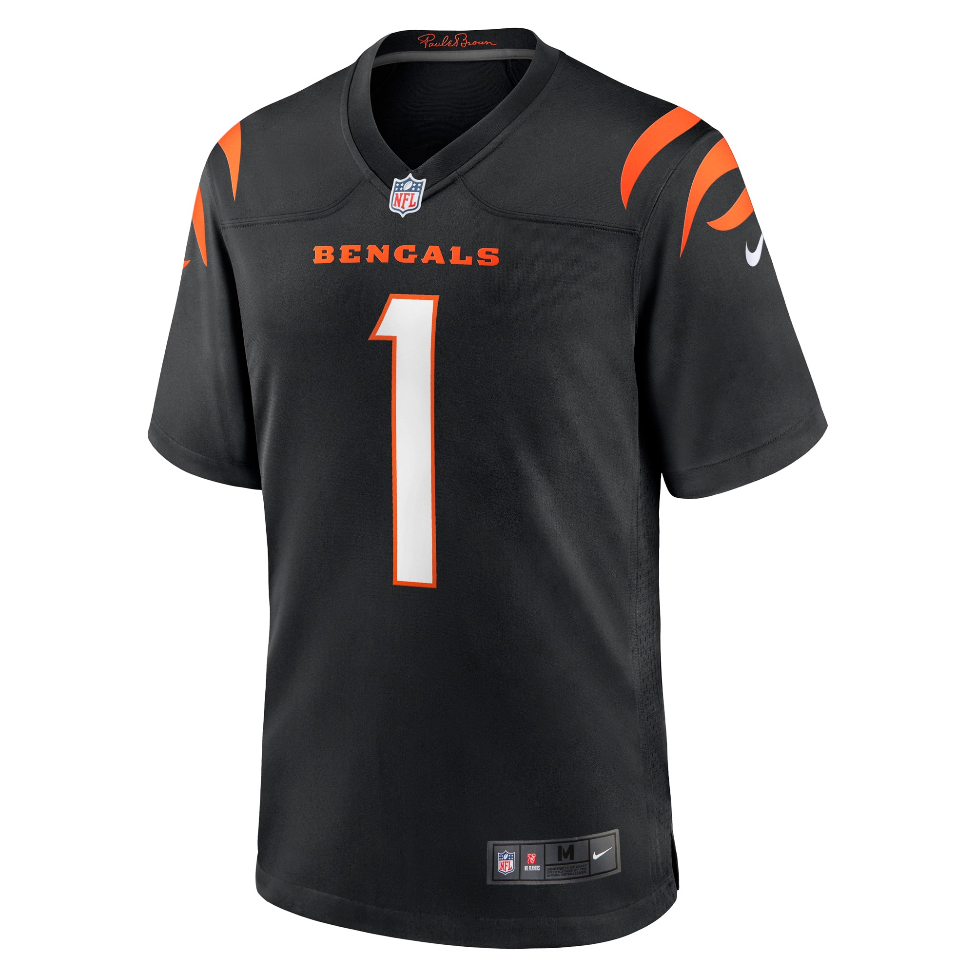 Alternative view of Ja'Marr Chase Cincinnati Bengals Game Jersey - Men's