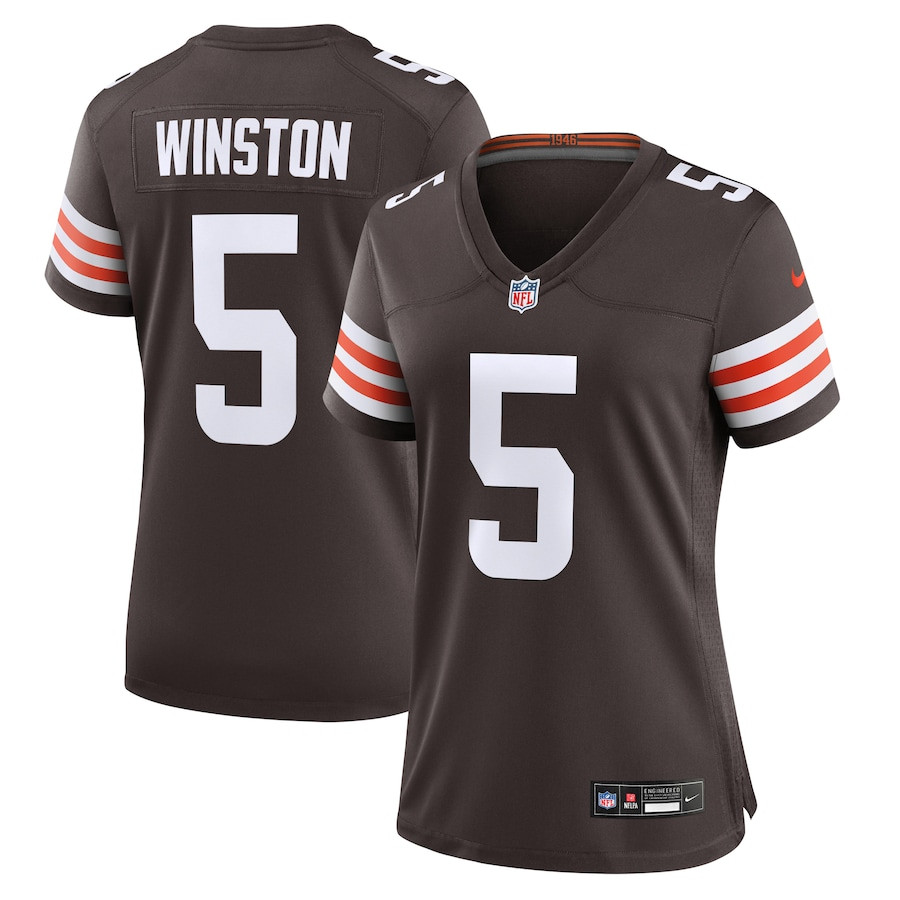 Jameis Winston #5 Cleveland Browns Game Jersey - Women's | Brown