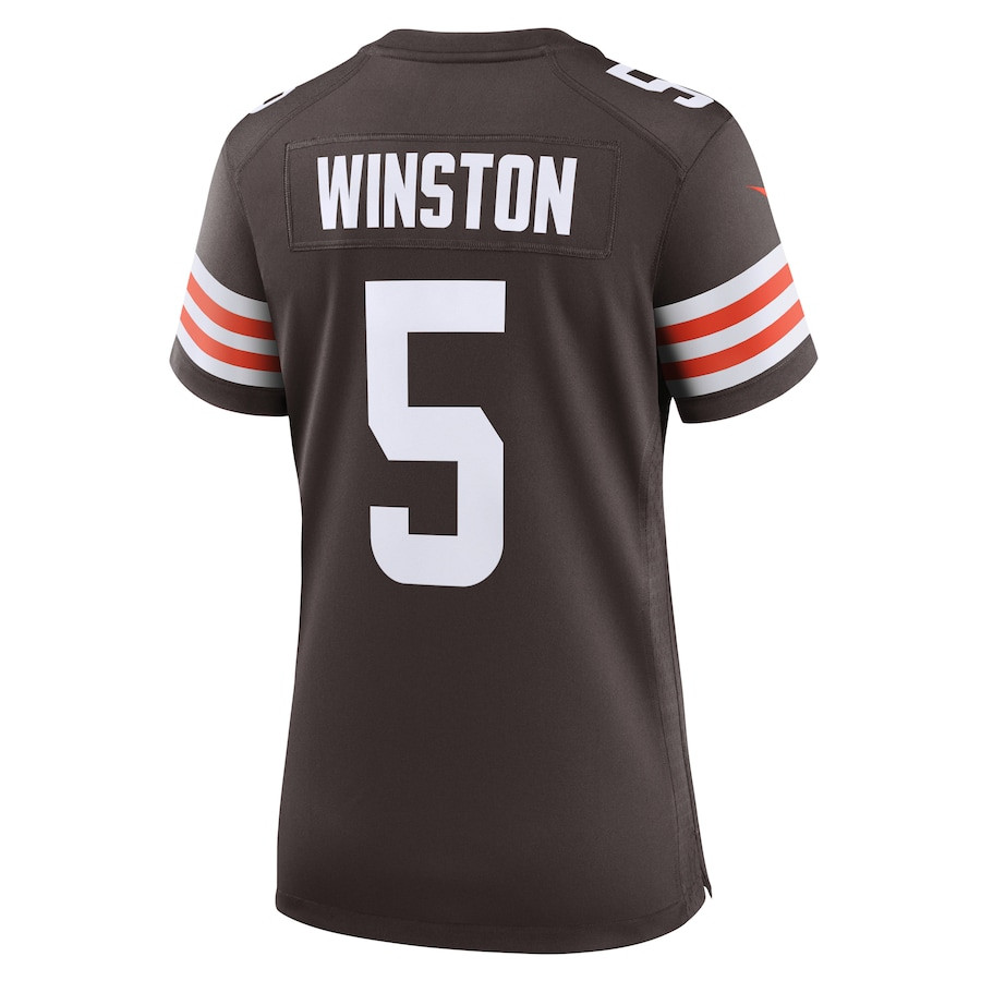 Jameis Winston #5 Cleveland Browns Game Jersey - Women's | Brown - Image 3