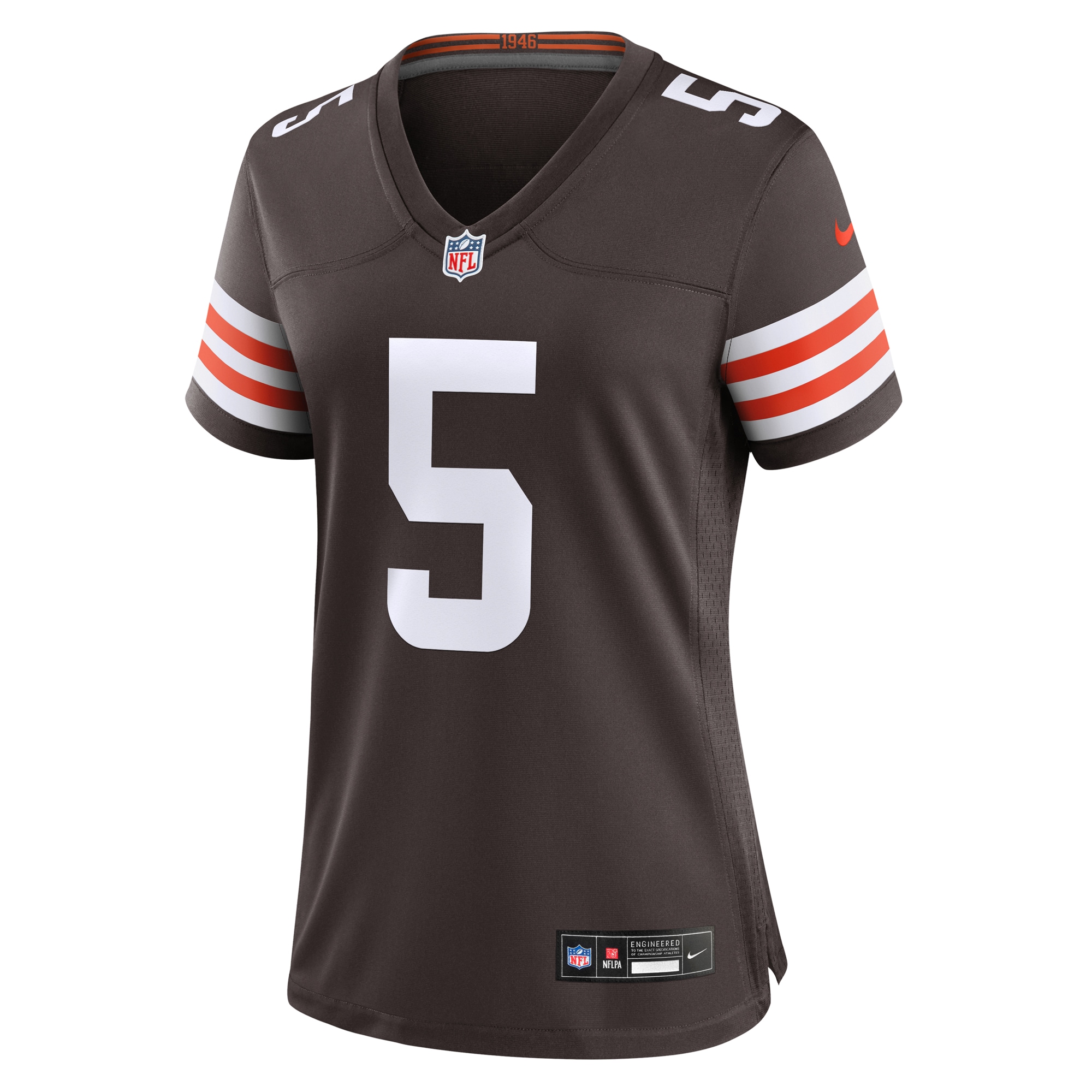 Alternative view of Jameis Winston Cleveland Browns Game Jersey - Women's