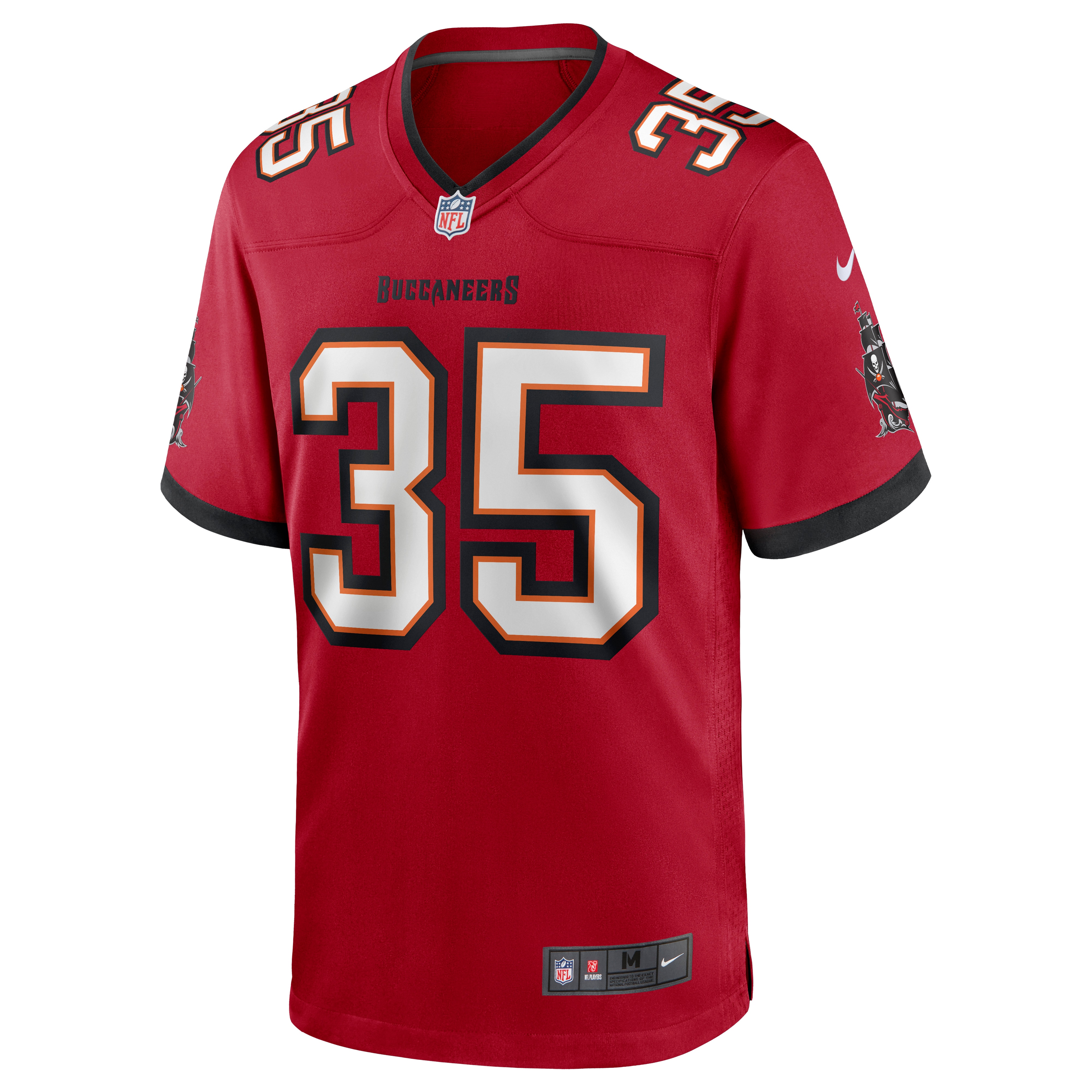 Alternative view of Jamel Dean Tampa Bay Buccaneers Game Jersey - Men's