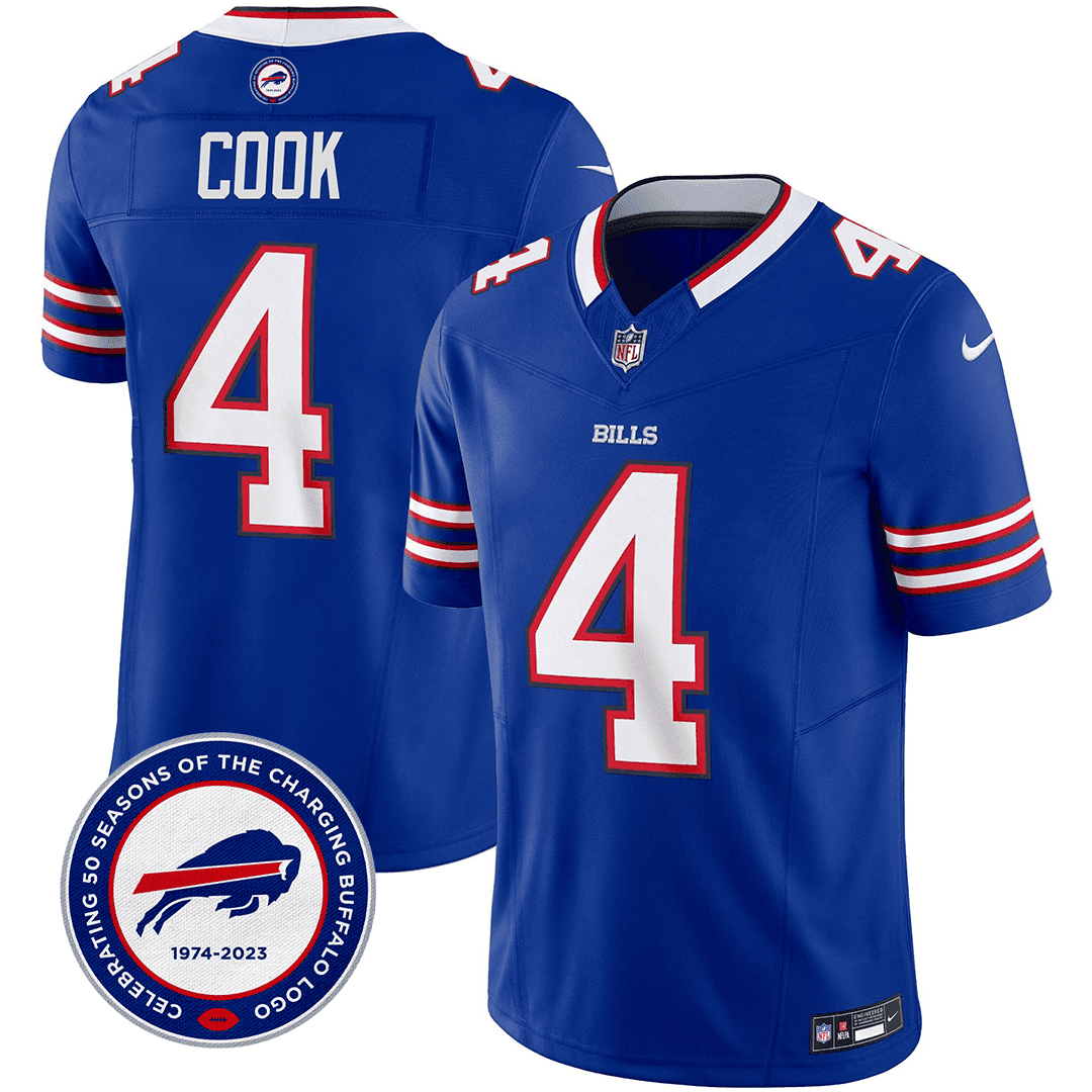 James Cook #4 Buffalo Bills Game Jersey - Men's | Royal