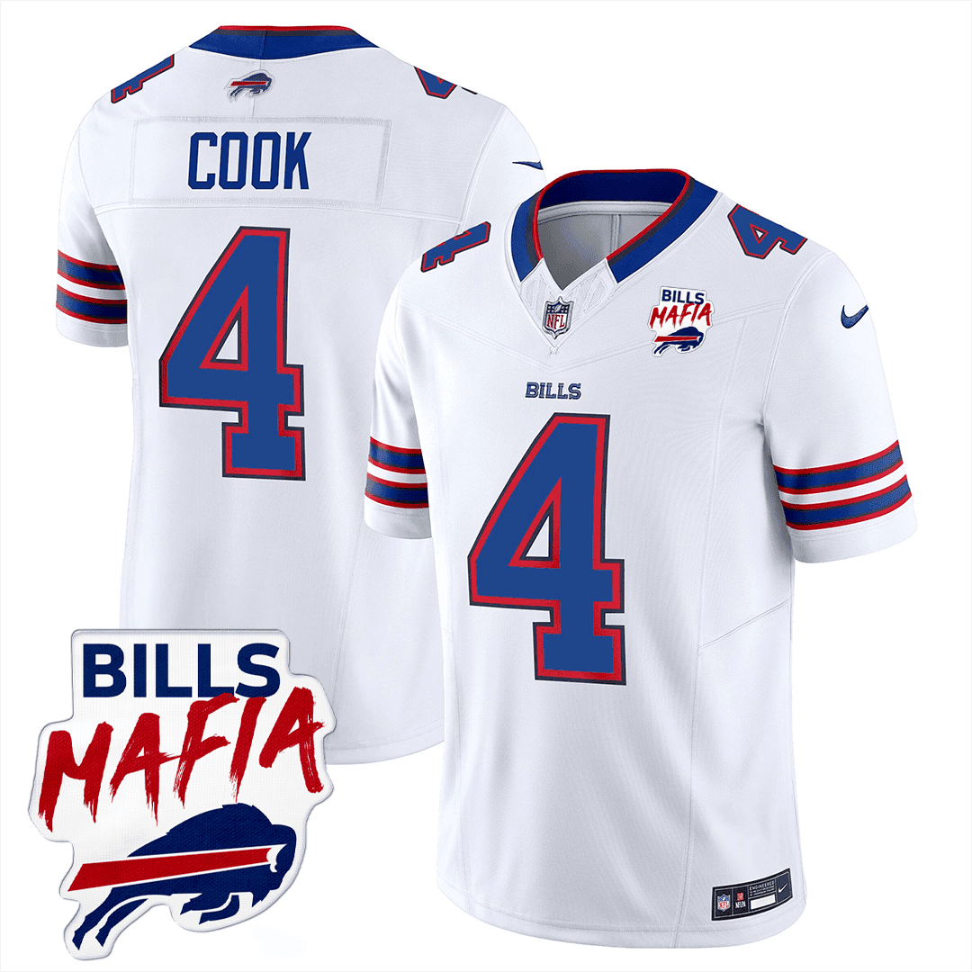 James Cook #4 Buffalo Bills Game Jersey - Men's | White