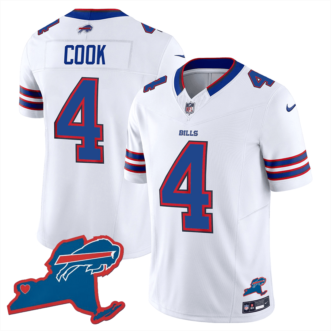 James Cook #4 Buffalo Bills Game Jersey - Men's | White