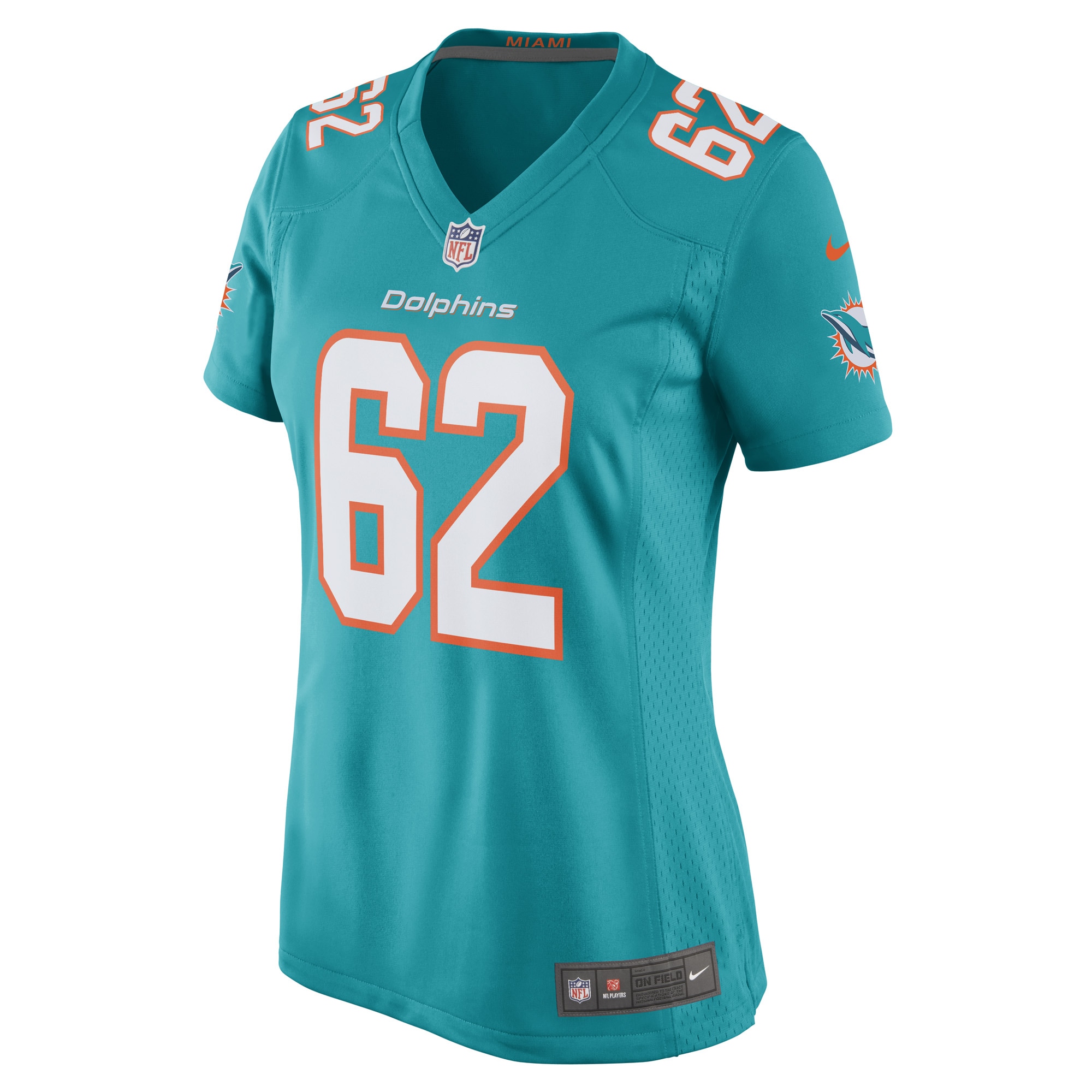 Alternative view of James Empey Miami Dolphins Game Jersey - Women's