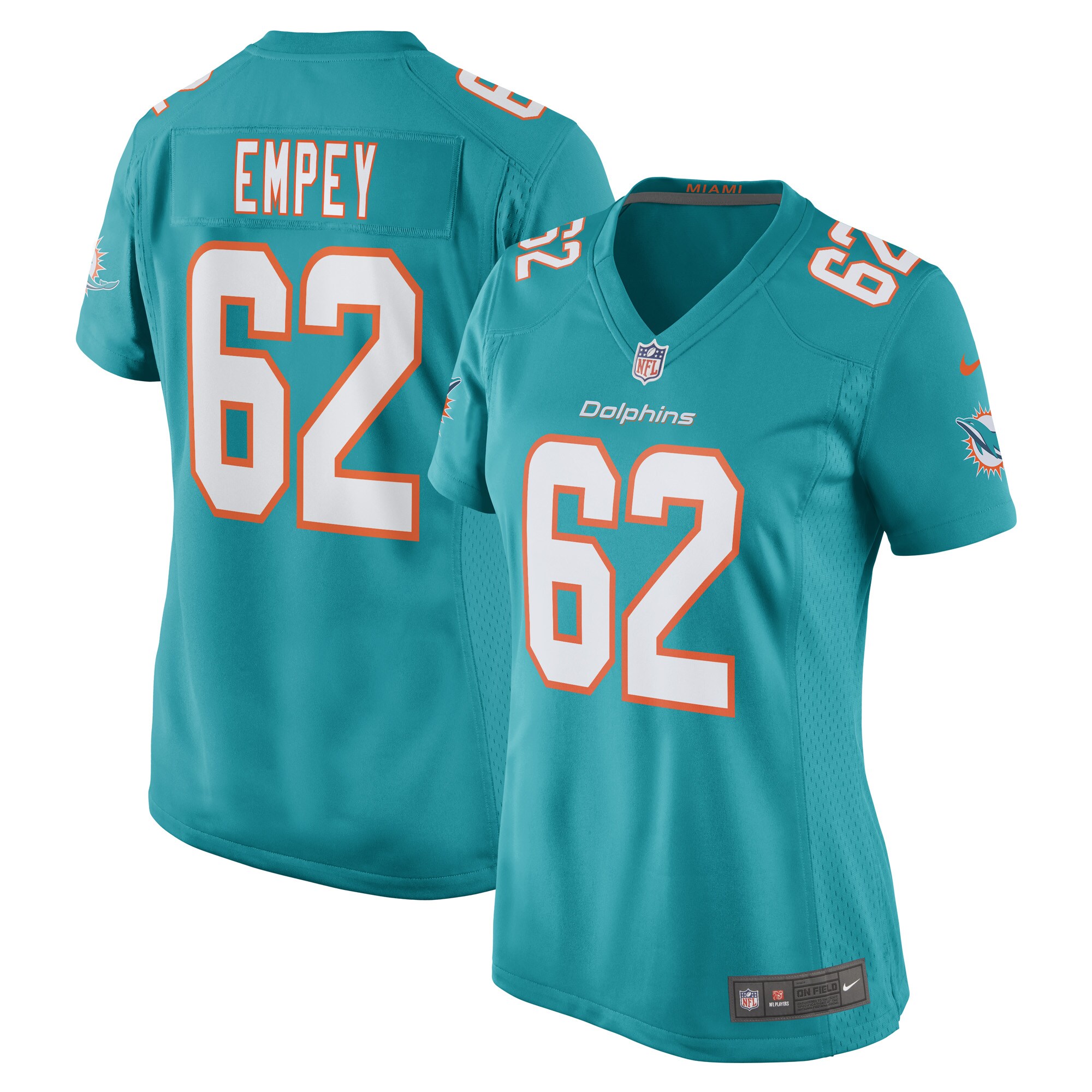 James Empey Miami Dolphins Game Jersey - Women's