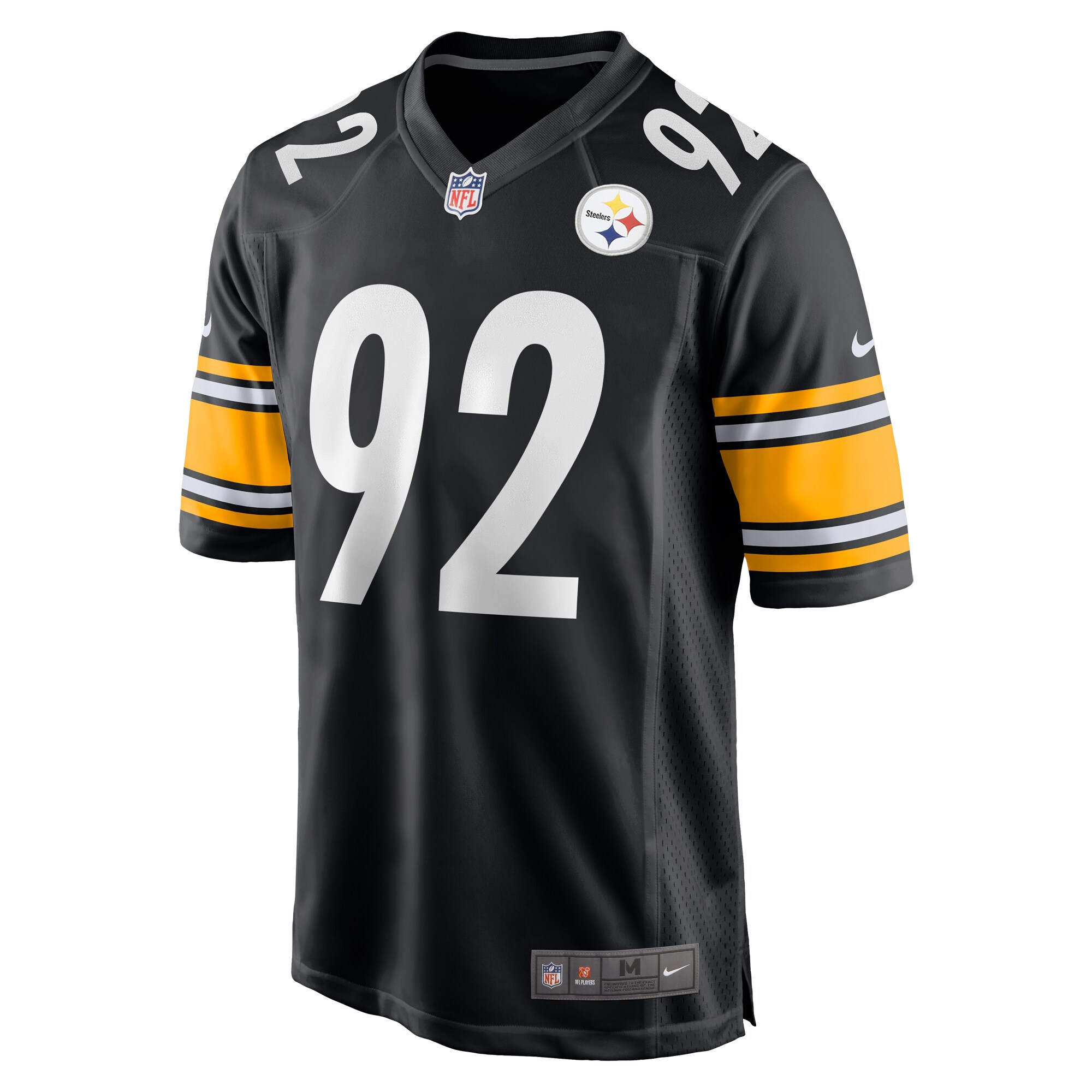 Alternative view of James Harrison Pittsburgh Steelers Game Jersey - Men's