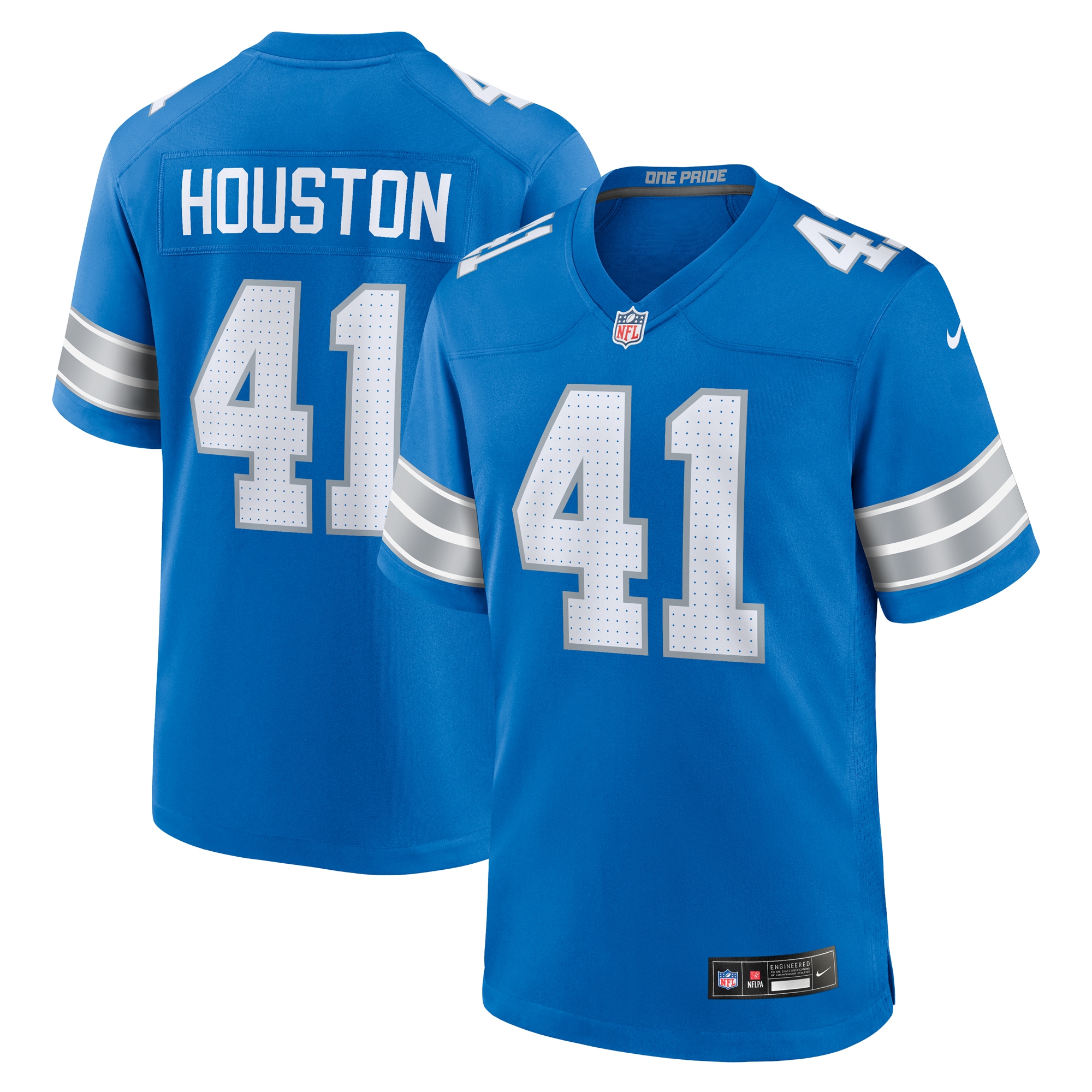 James Houston Detroit Lions Game Jersey - Men's