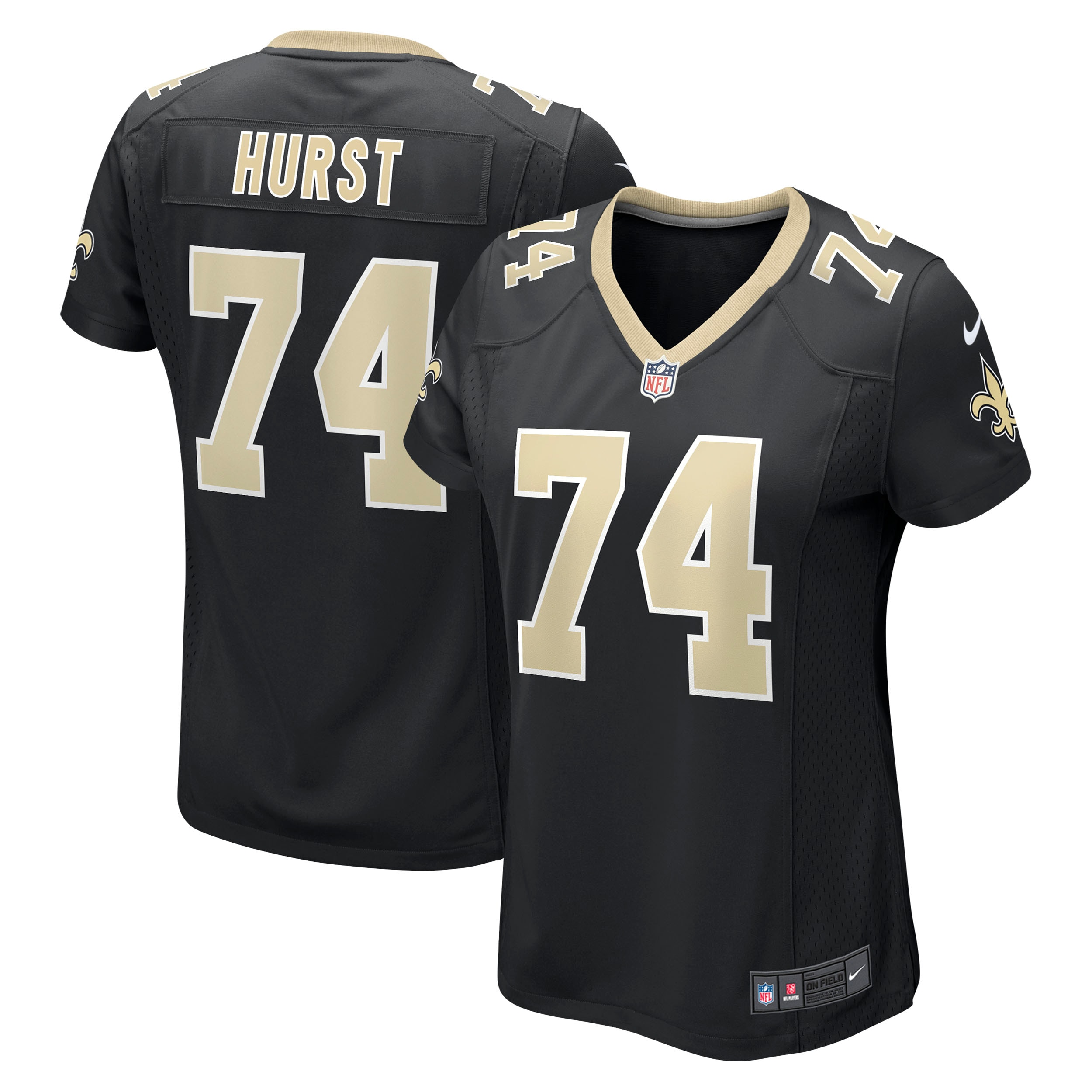 James Hurst New Orleans Saints Game Jersey - Women's