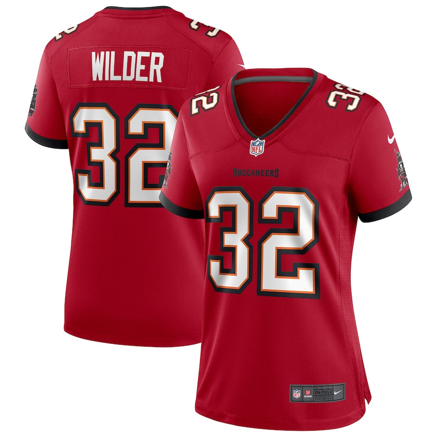 James Wilder #32 Tampa Bay Buccaneers Game Jersey - Women's | Red