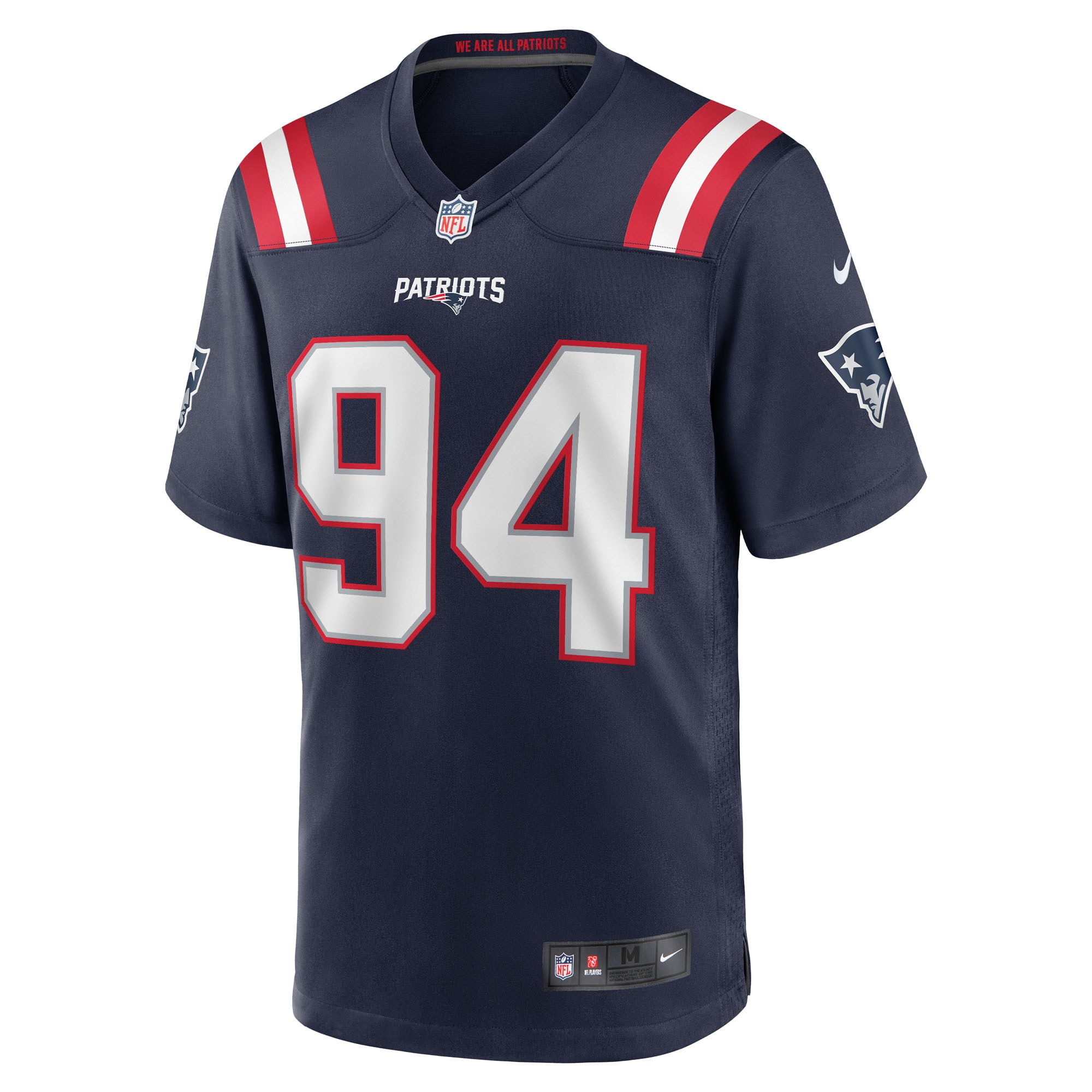 Alternative view of Jaquelin Roy New England Patriots Game Jersey - Men's