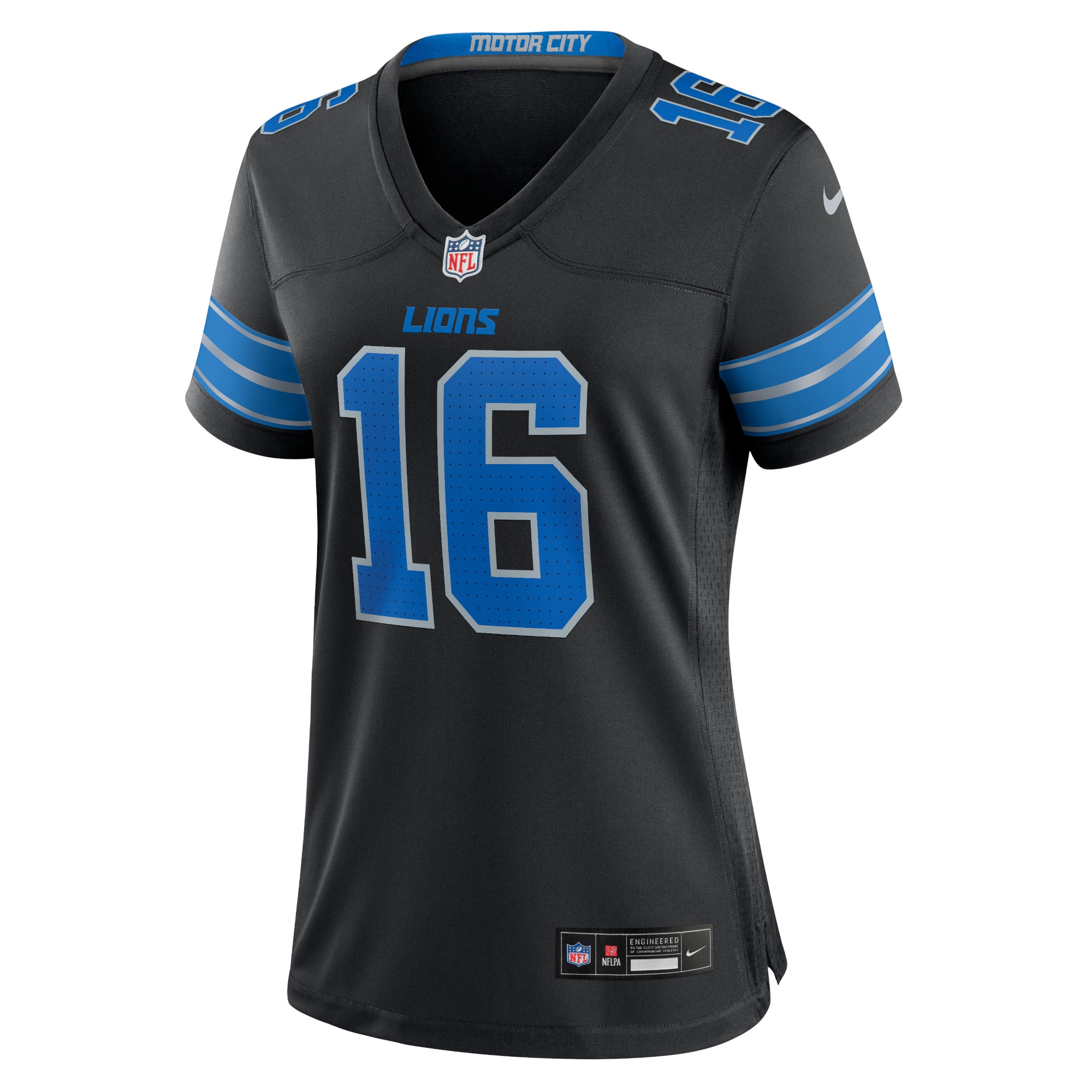 Alternative view of Jared Goff Detroit Lions 2nd Alternate Game Jersey - Women's