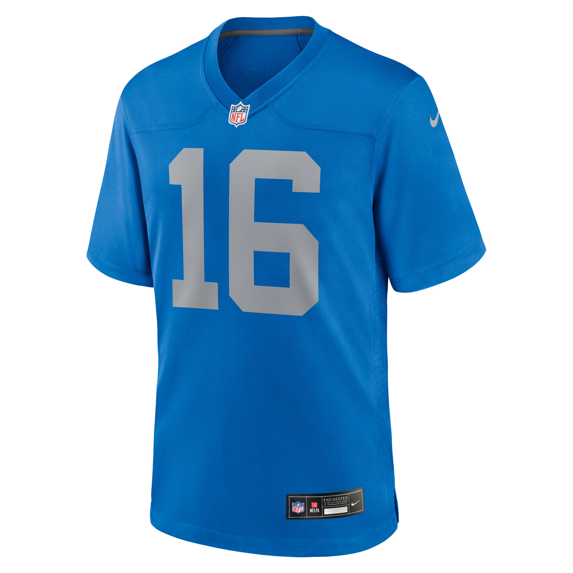 Alternative view of Jared Goff Detroit Lions Alternate Game Jersey - Men's