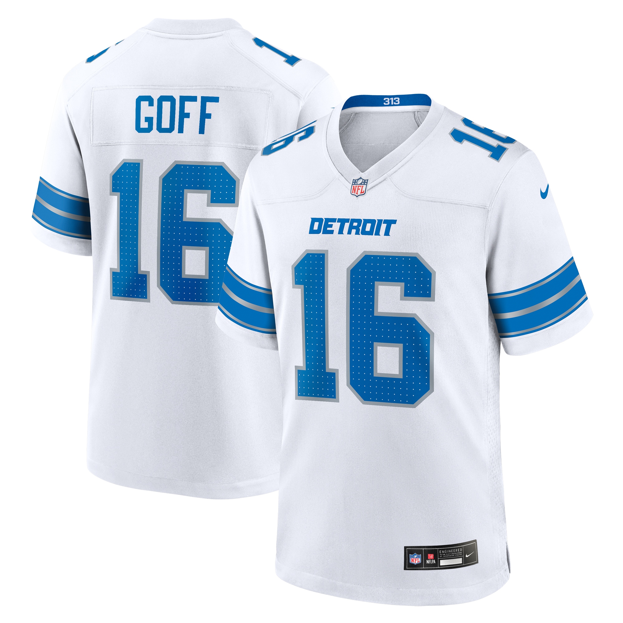 Jared Goff Detroit Lions Game Jersey - Men's