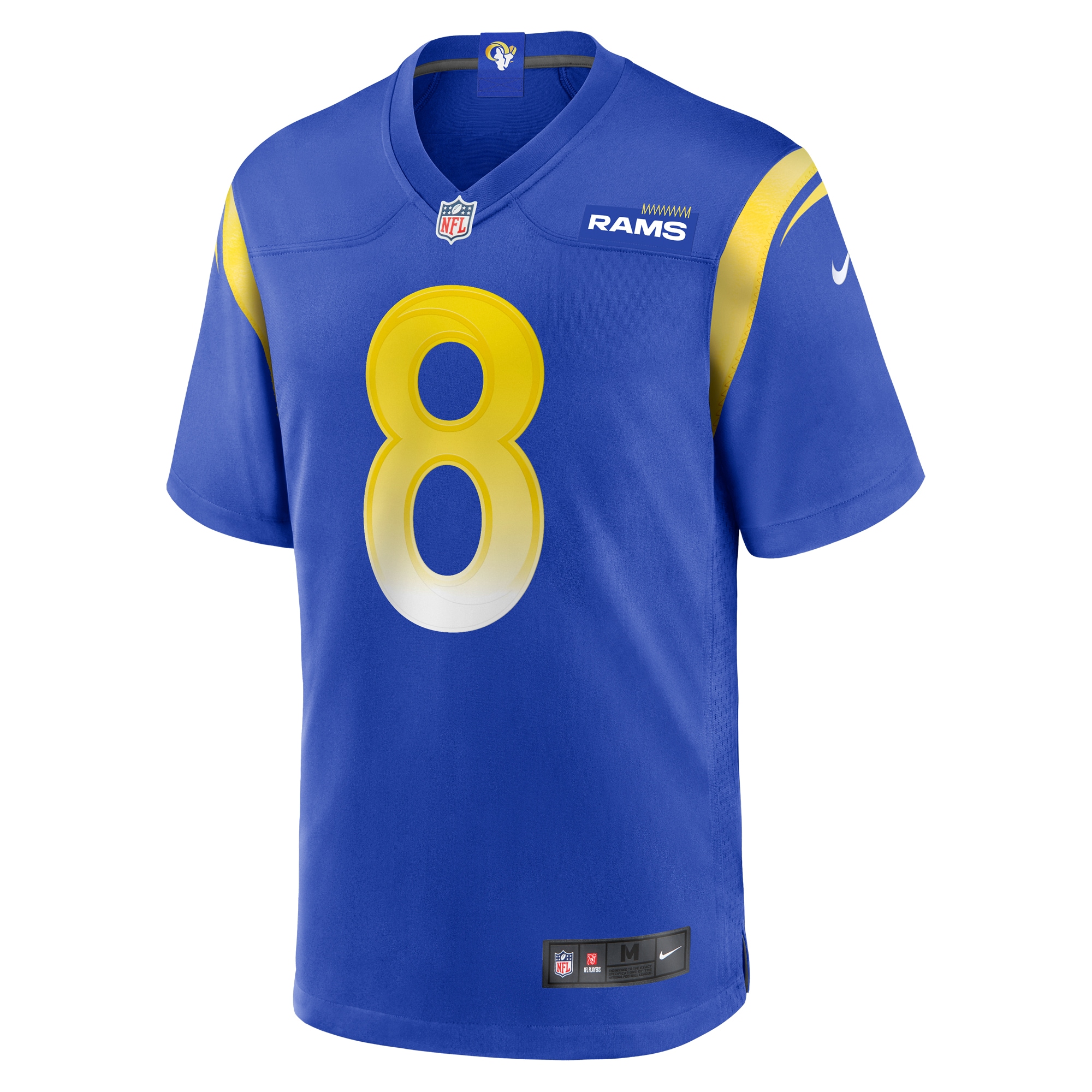 Alternative view of Jared Verse Los Angeles Rams Game Jersey - Men's