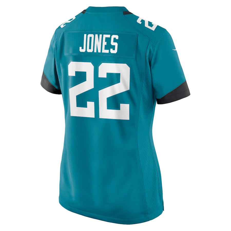 Jarrian Jones #22 Jacksonville Jaguars Game Jersey - Women's | Teal - Image 3