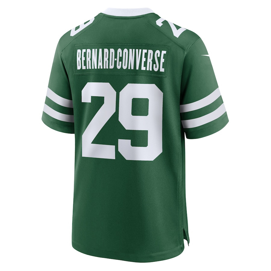 Jarrick Bernard-Converse #29 New York Jets Game Jersey - Men's | Legacy Green - Image 3