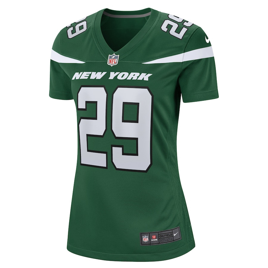 Jarrick Bernard Converse #29 New York Jets Game Jersey - Women's | Gotham Green - Image 2