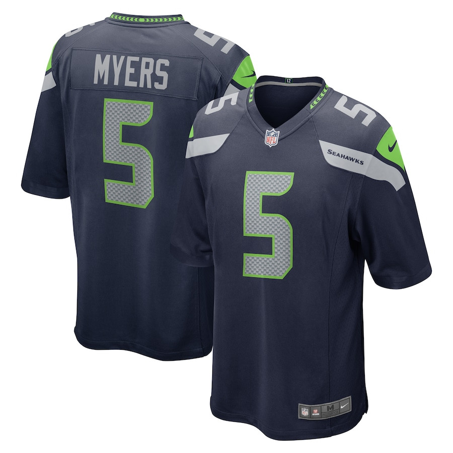 Jason Myers #5 Seattle Seahawks Game Jersey - Men's | College Navy